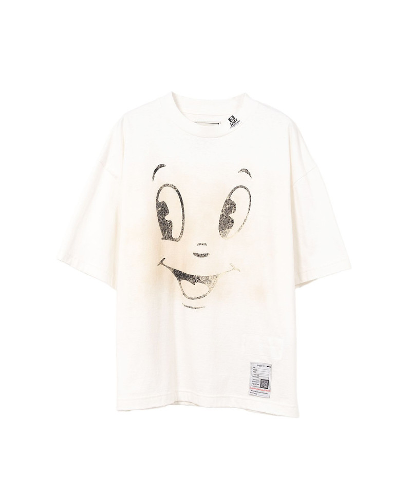 Happy Face Printed Distressed T-shirt 19