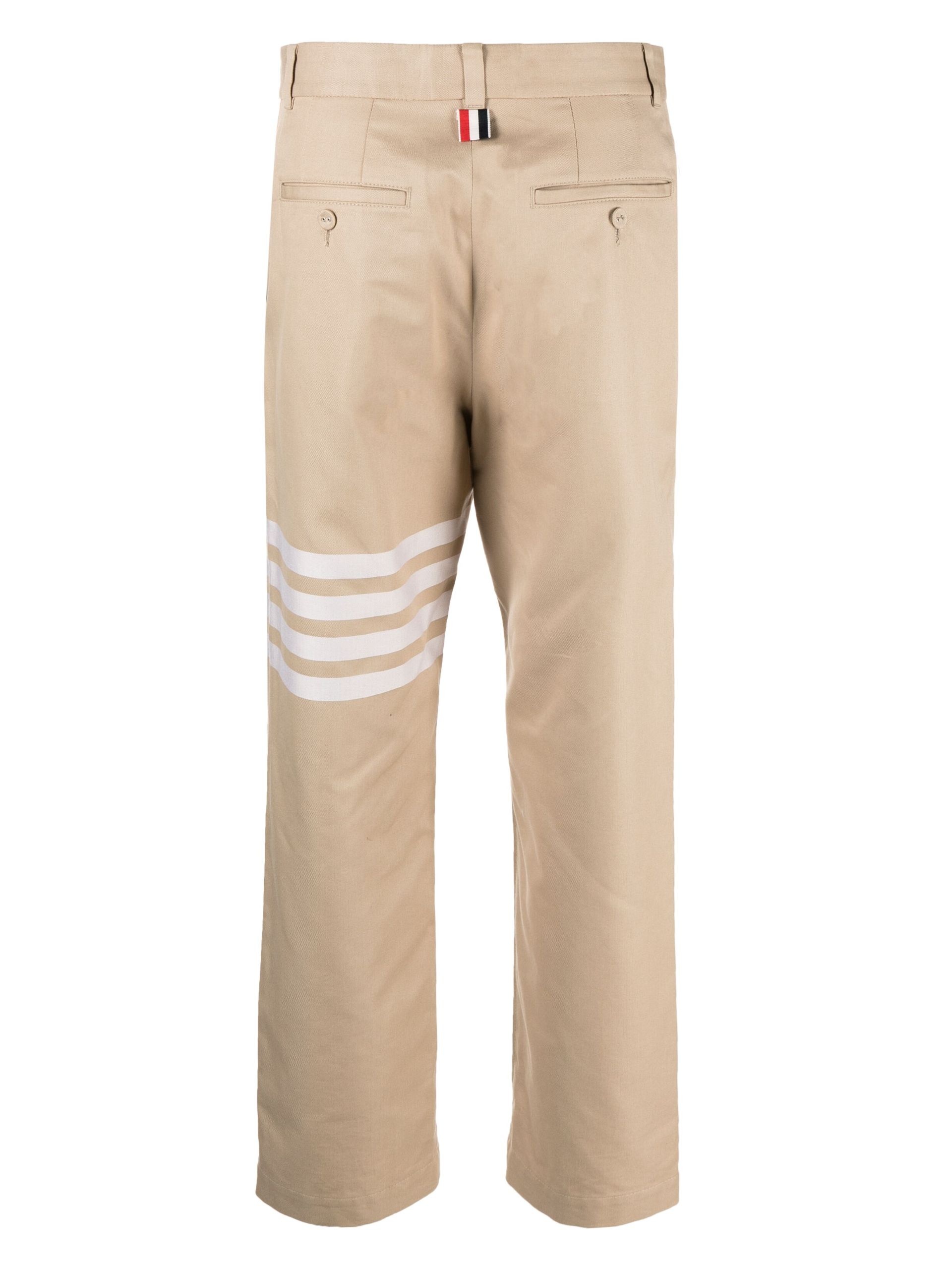 Neutral 4-Bar Straight-Leg Cotton Trousers - 2