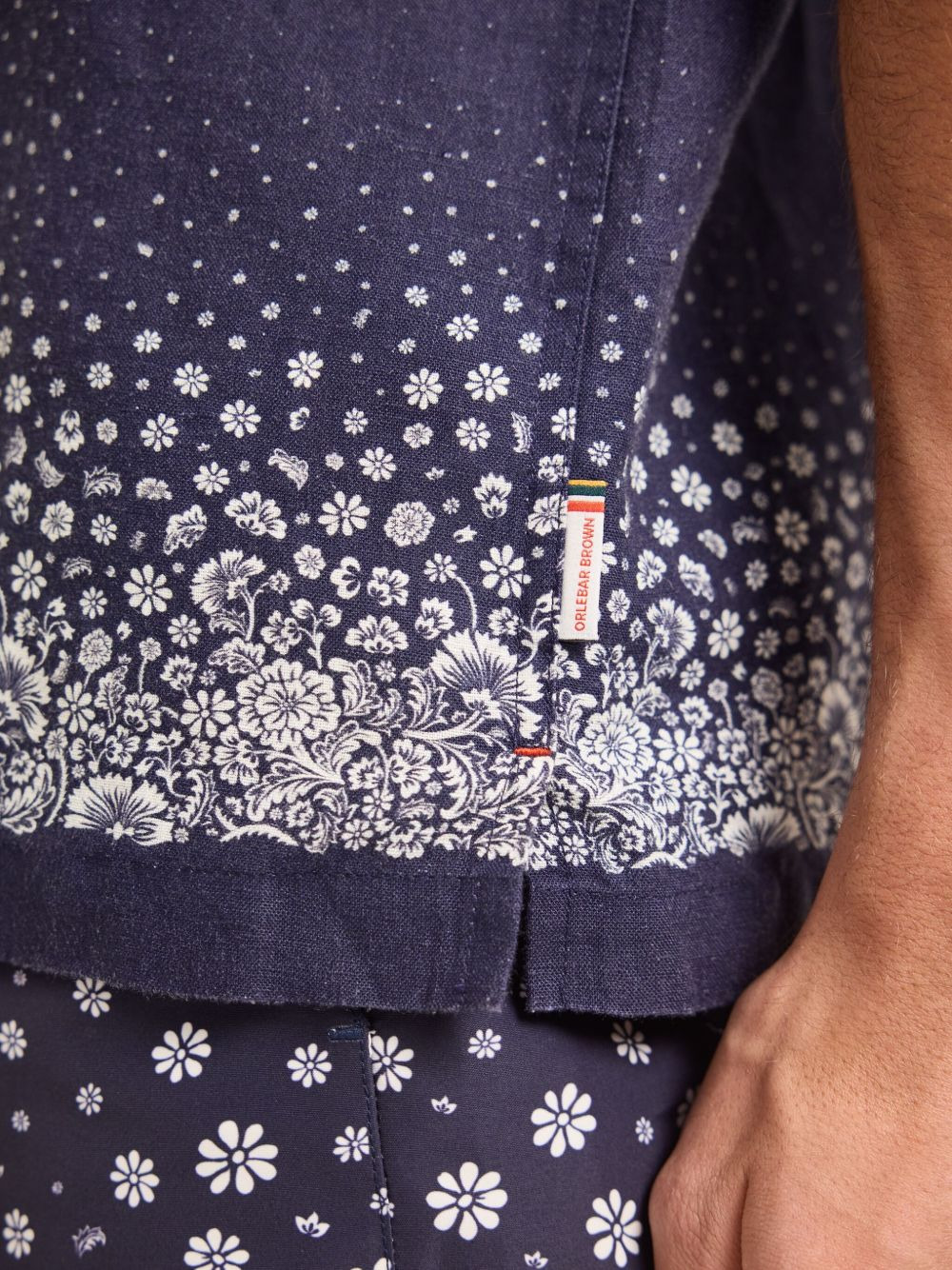 Maitan floral-print linen shirt - 4