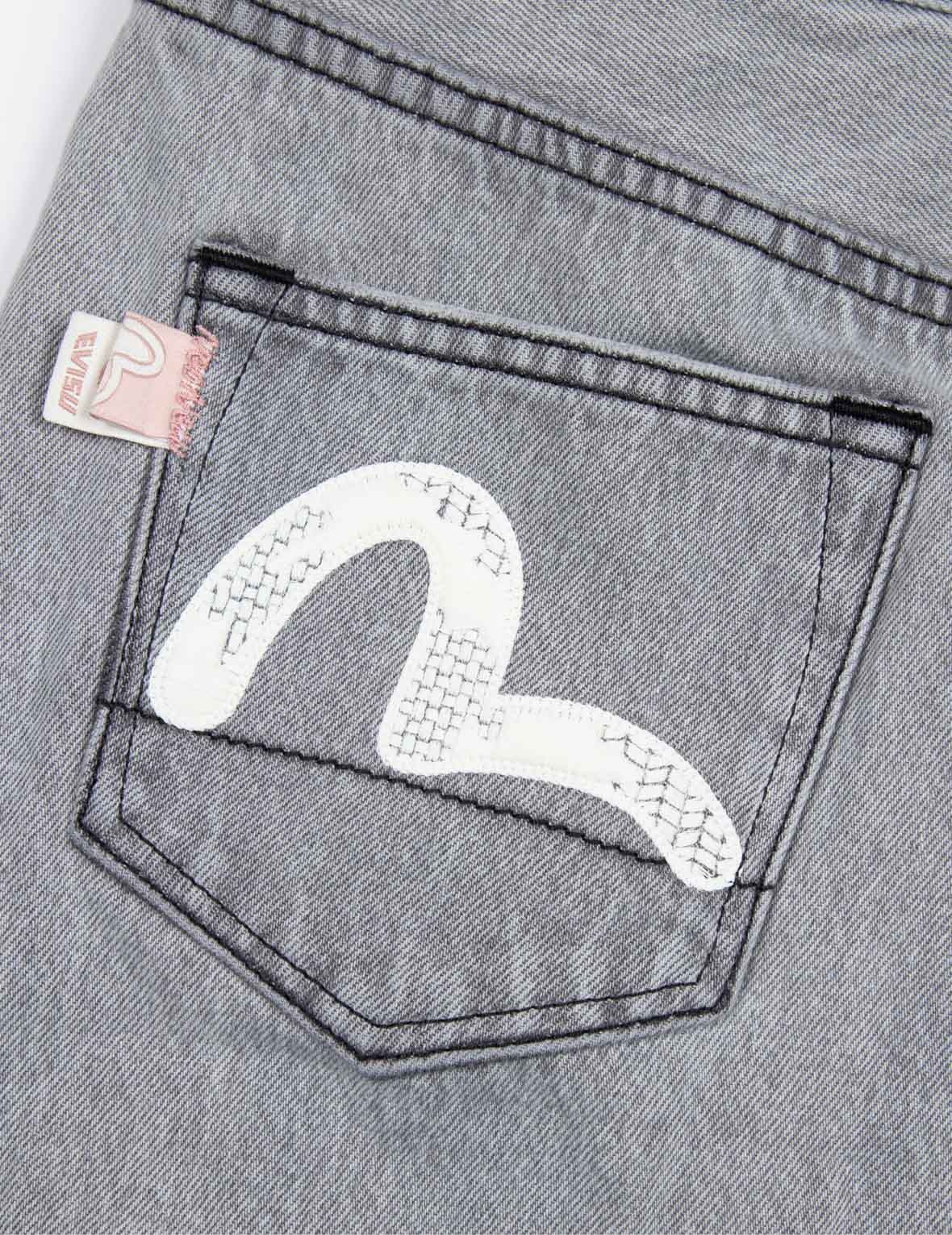 DISTRESSED SEAGULL APPLIQUÉ EMBROIDERY FASHION FIT DENIM SKIRT - 11
