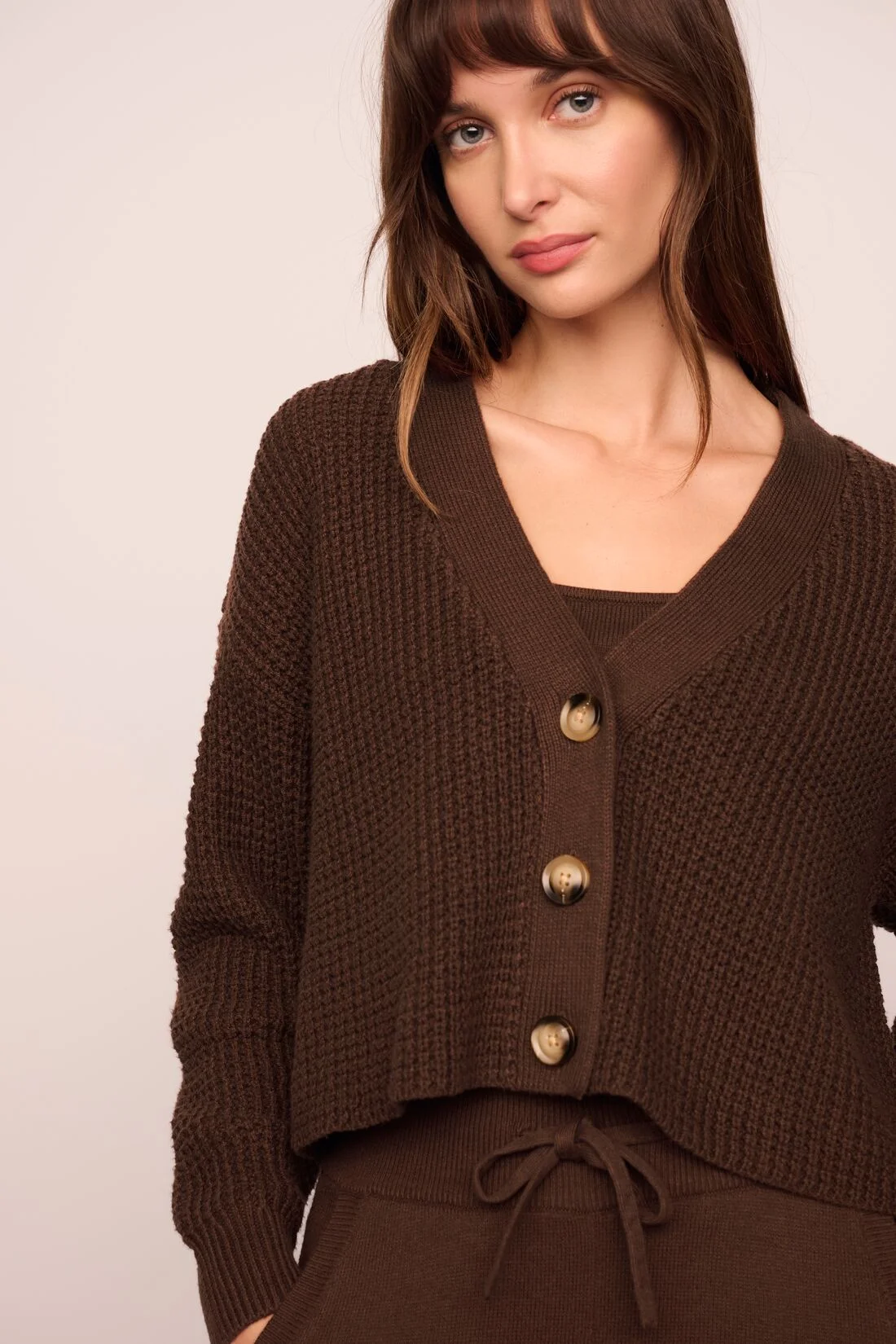 Recycled Sweater Cropped Cardigan - 1