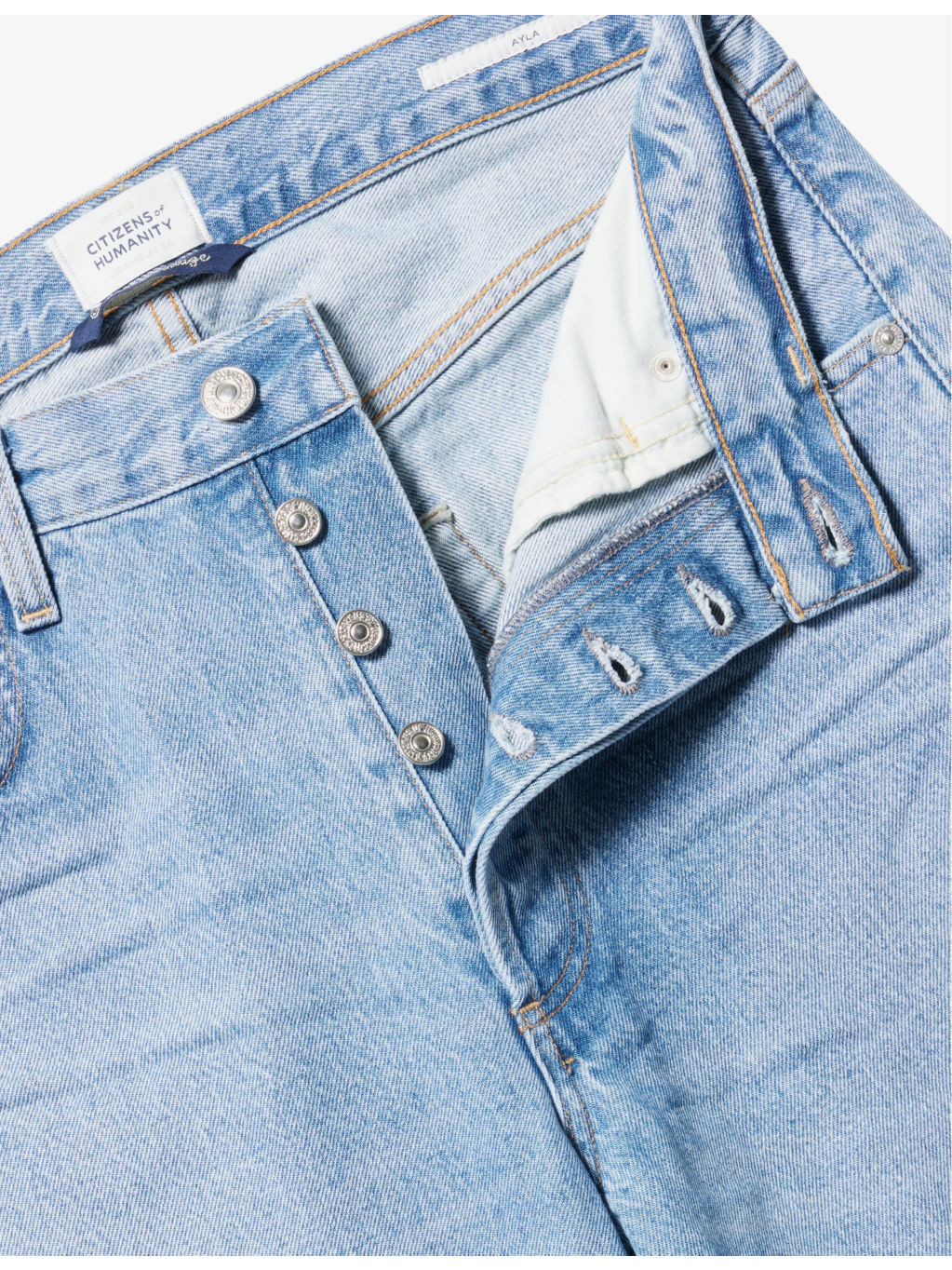 Ayla Baggy wide-leg high-rise jeans - 6