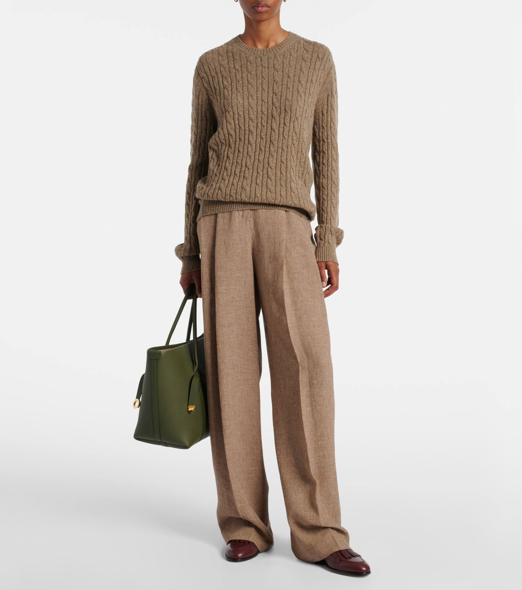 Cable-knit cashmere sweater - 2
