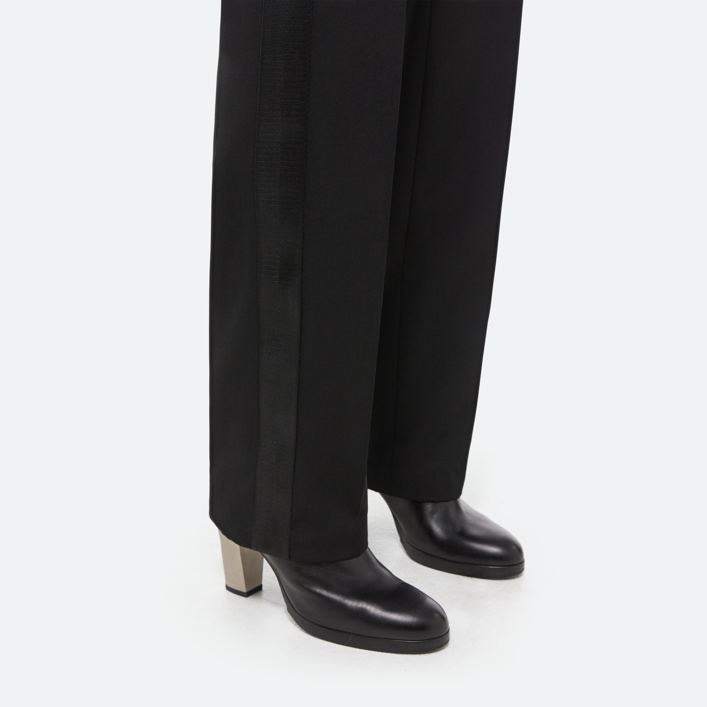 VIRGIN WOOL SEATBELT TROUSER - 6