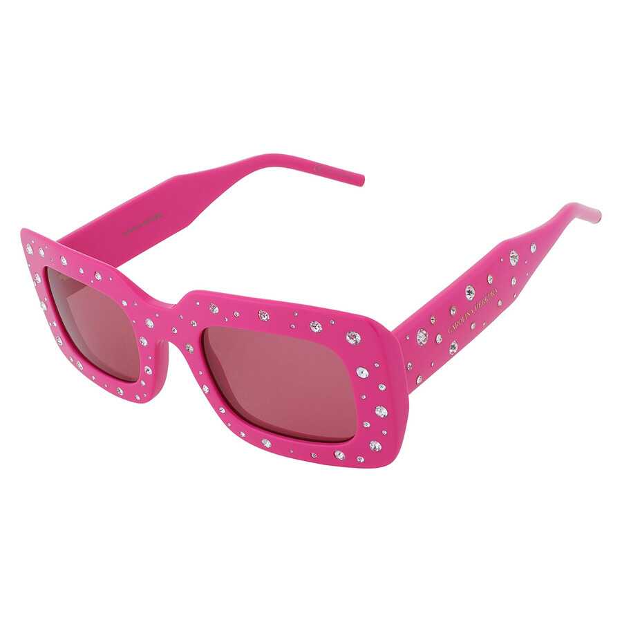 Carolina Herrera Pink Square Ladies Sunglasses HER 0131/S 0MU1/4S - 3