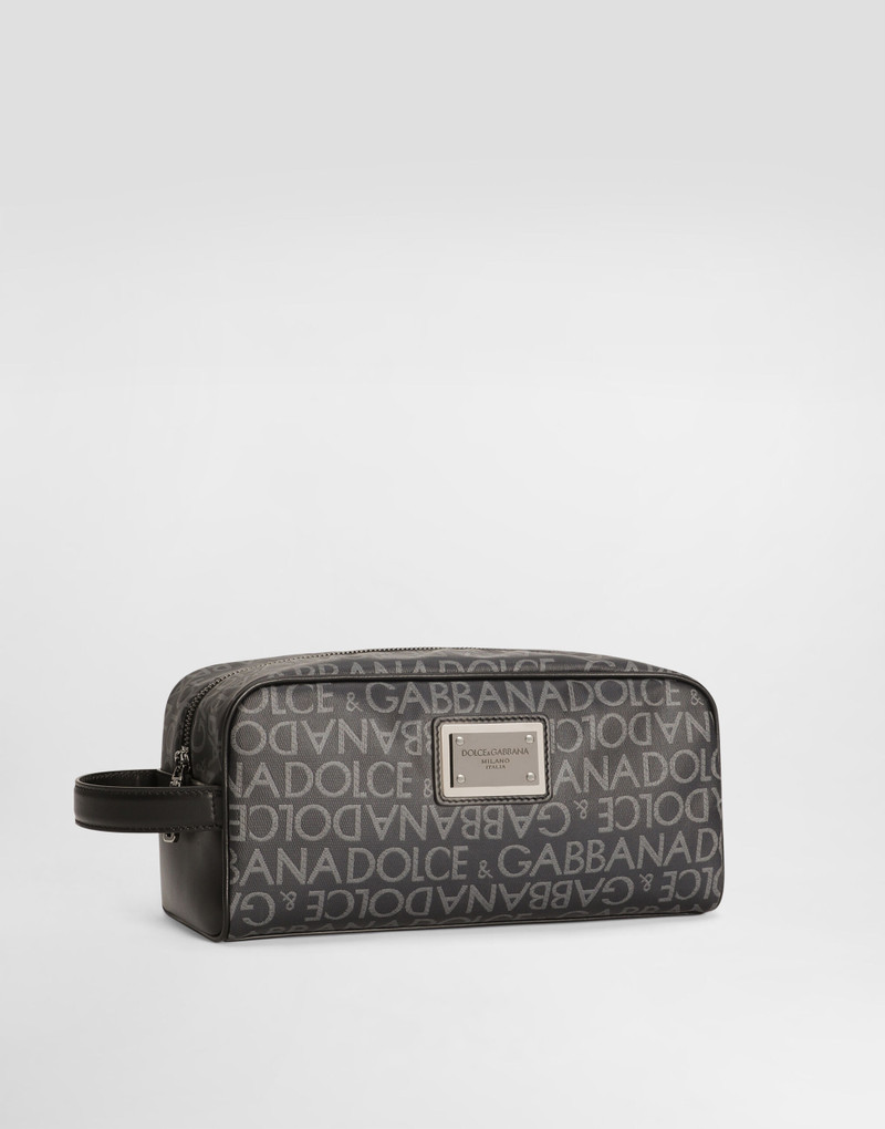 Dolce & Gabbana Coated jacquard toiletry bag outlook