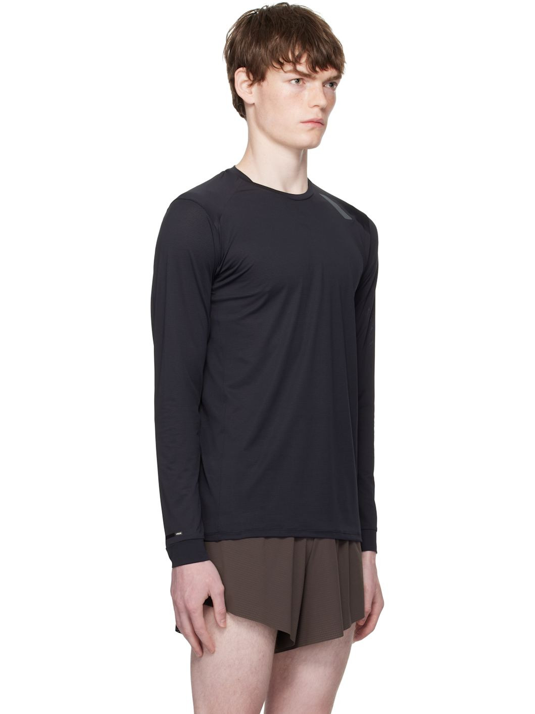 Black Long Sleeve Tech T-shirt - 2