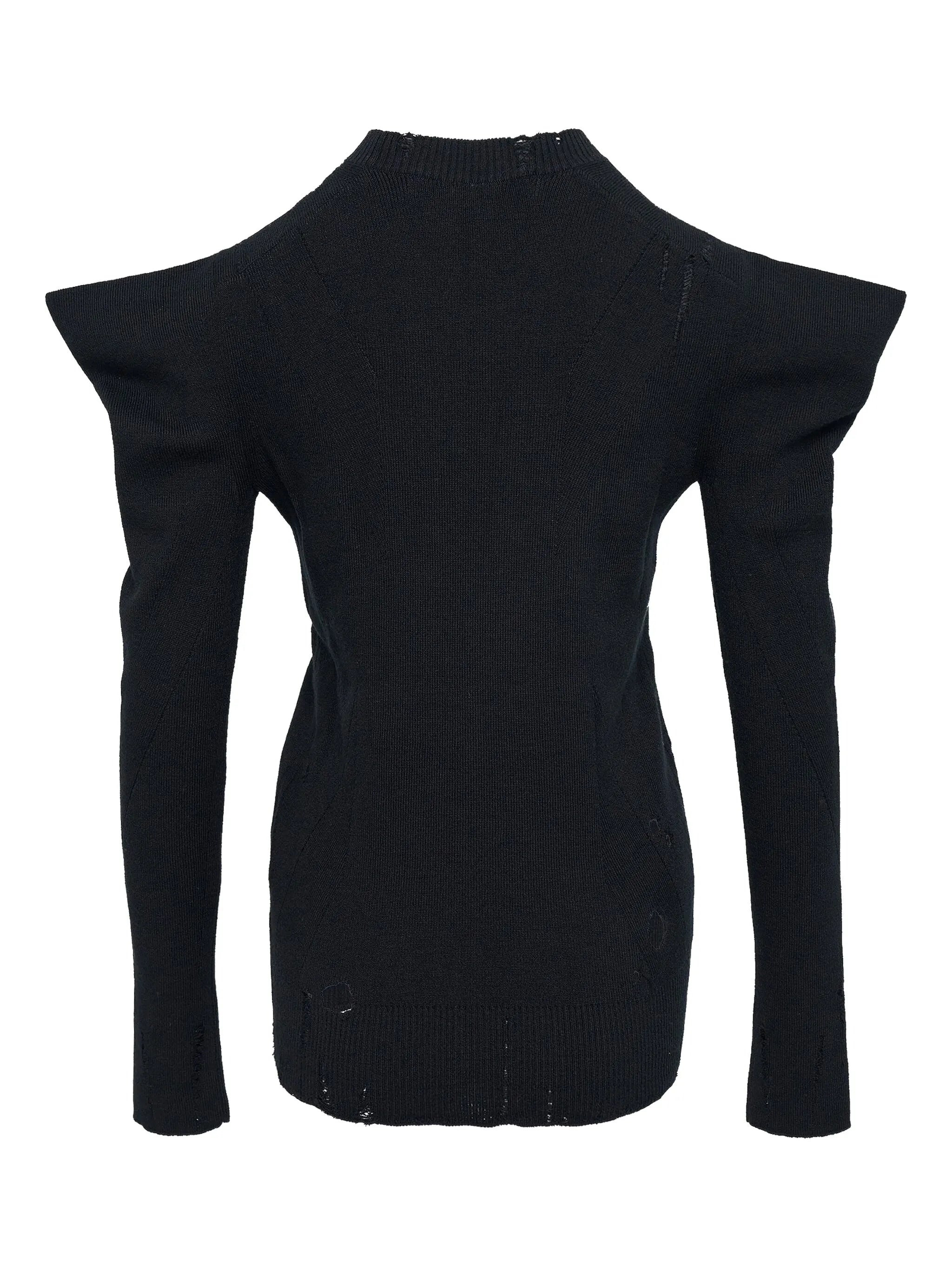Junya Watanabe Worsted Wool Rib Knit Top - 2