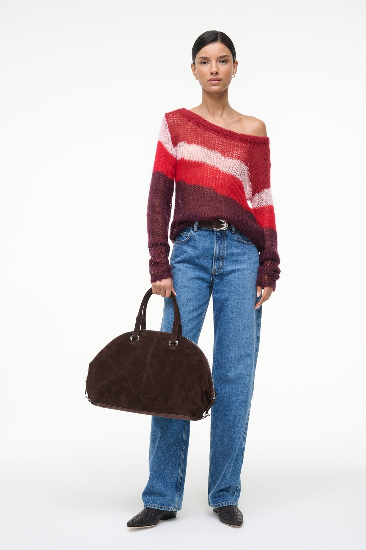 STAUD TESSA SWEATER SYRAH MULTI - 3