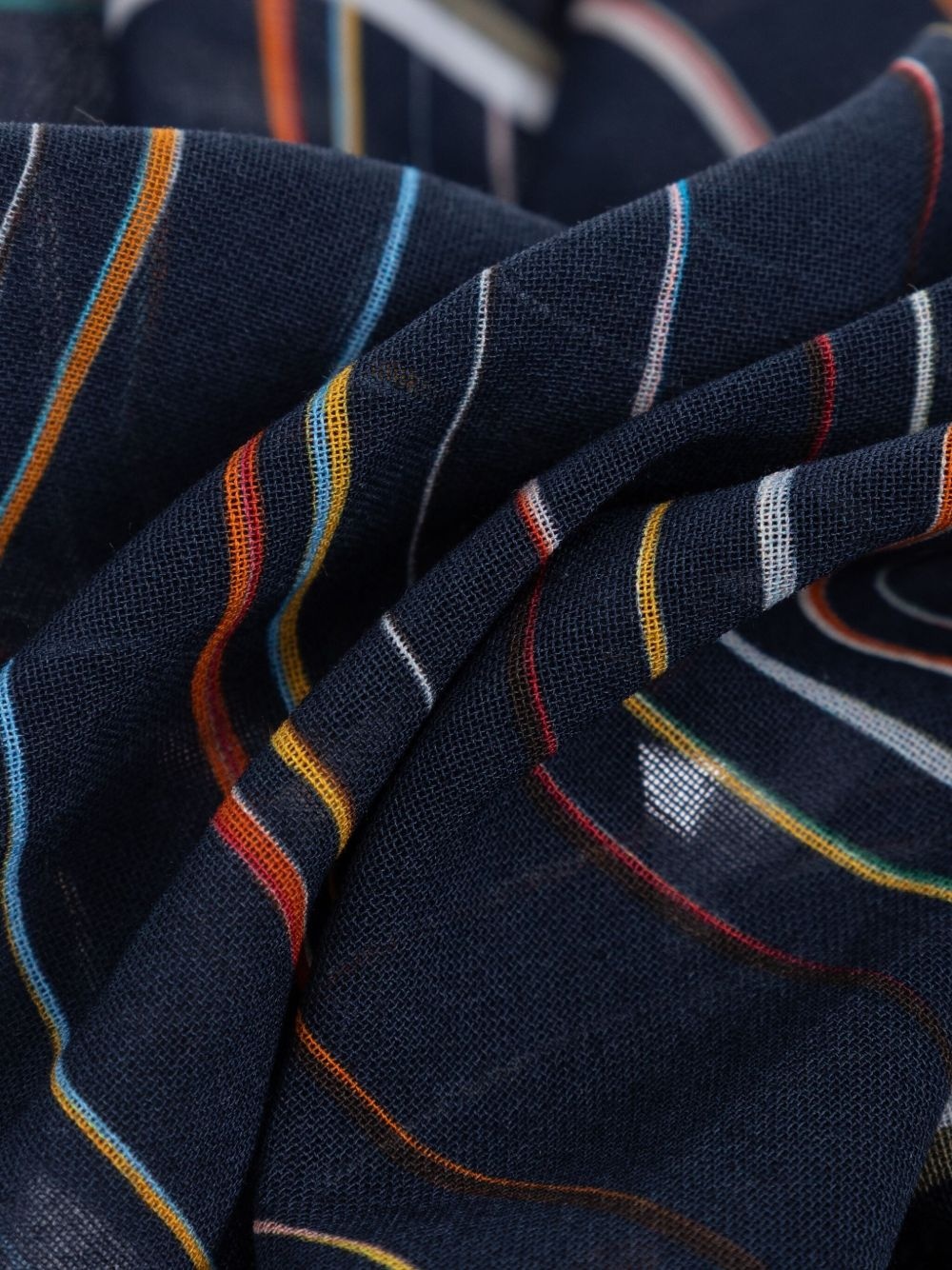 striped silk scarf - 3