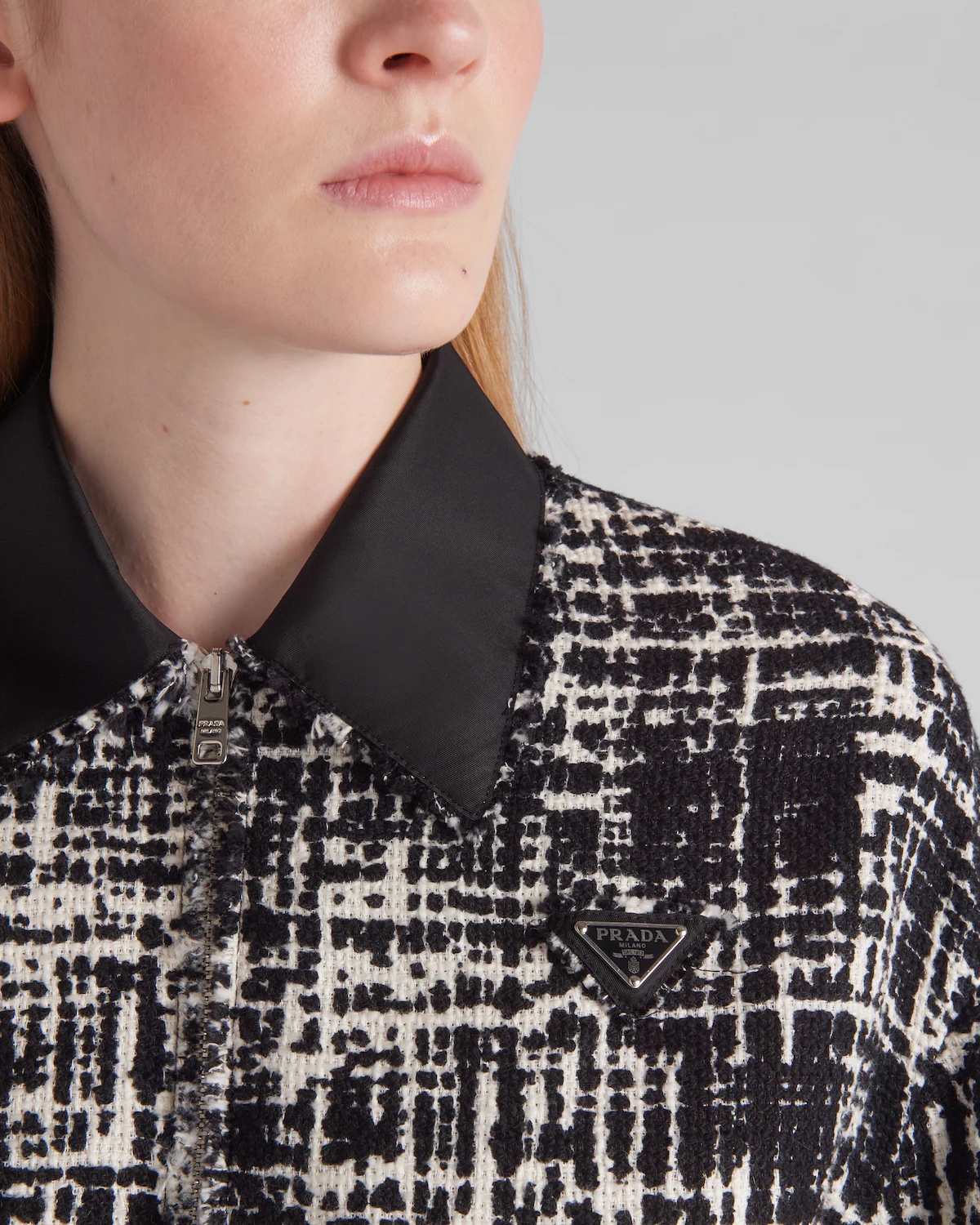 Printed fabric and Re-Nylon jacket - 4