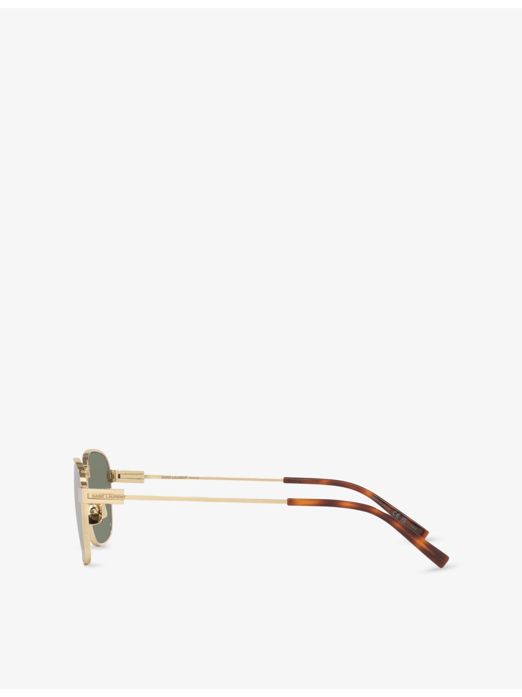 SL 741 Rectangular-Frame Metal Sunglasses - 3