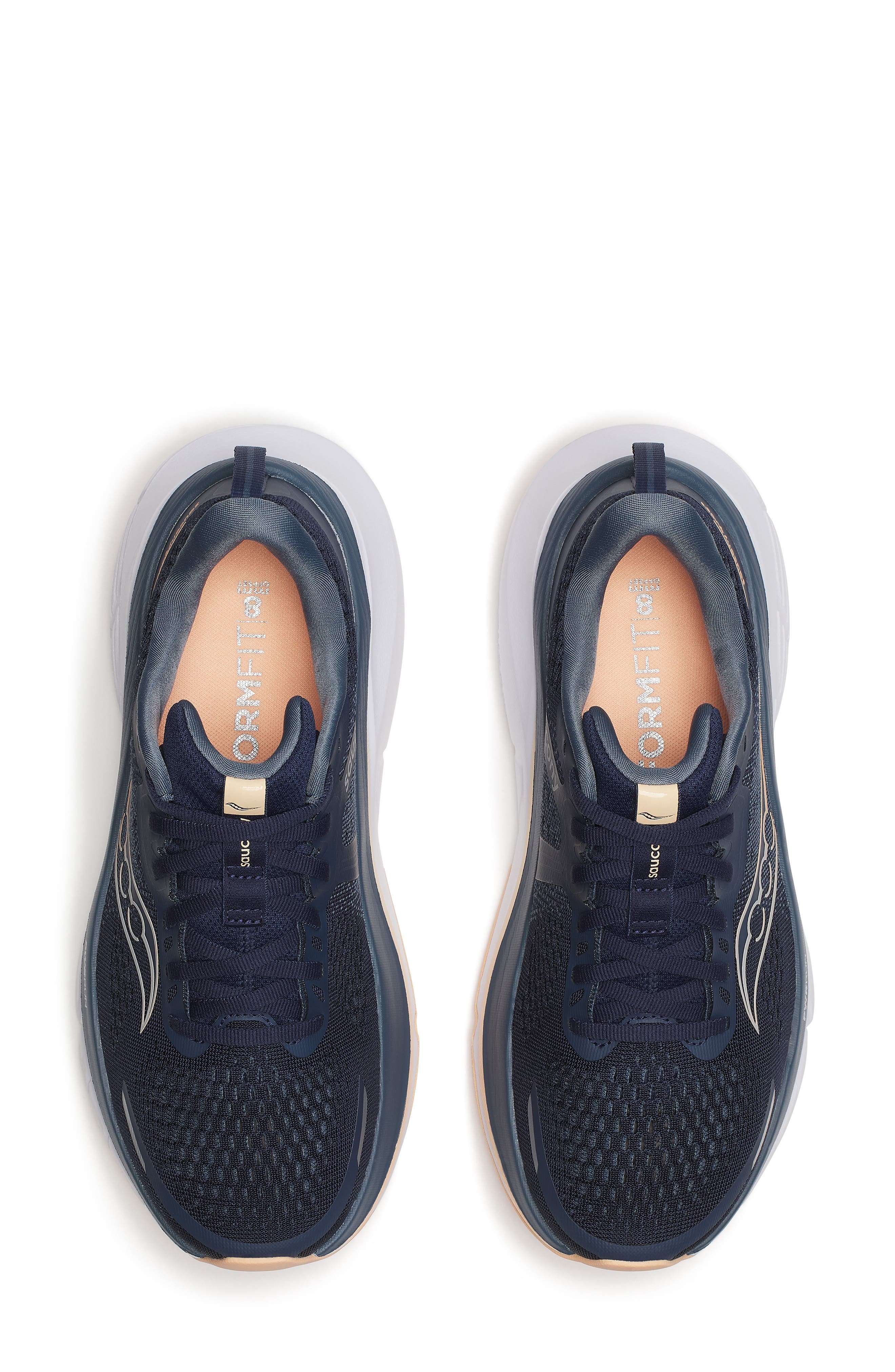 Saucony Guide 18 Running Shoe in Navy/Apricot at Nordstrom - 3