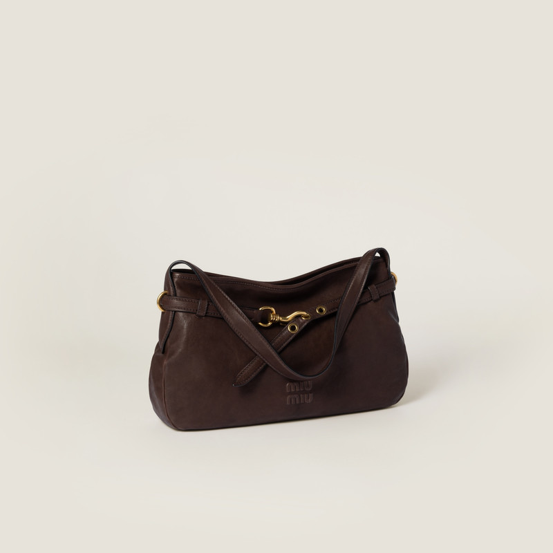 Miu Miu Aventure nappa leather bag outlook
