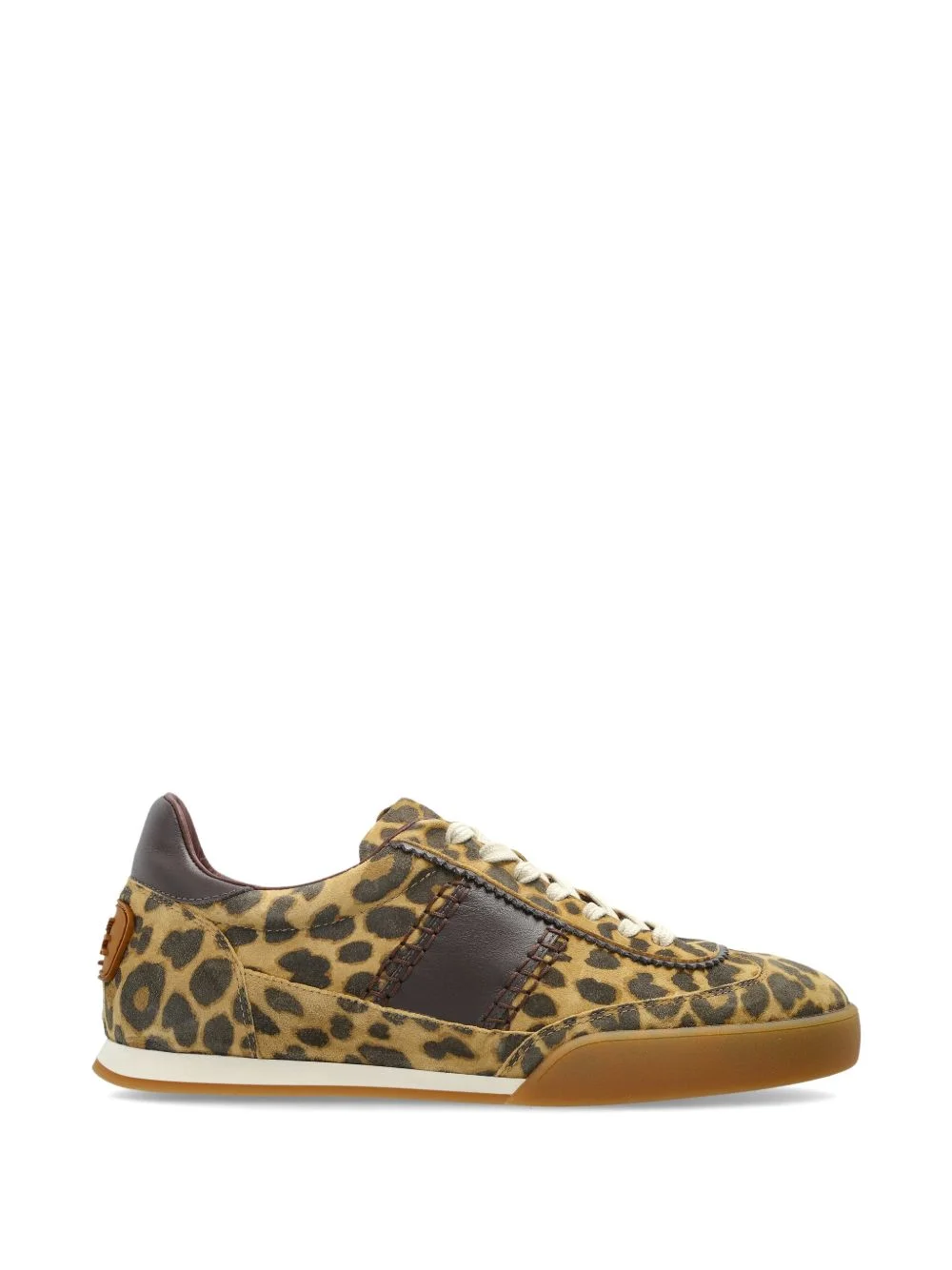 leopard-print sneakers - 1