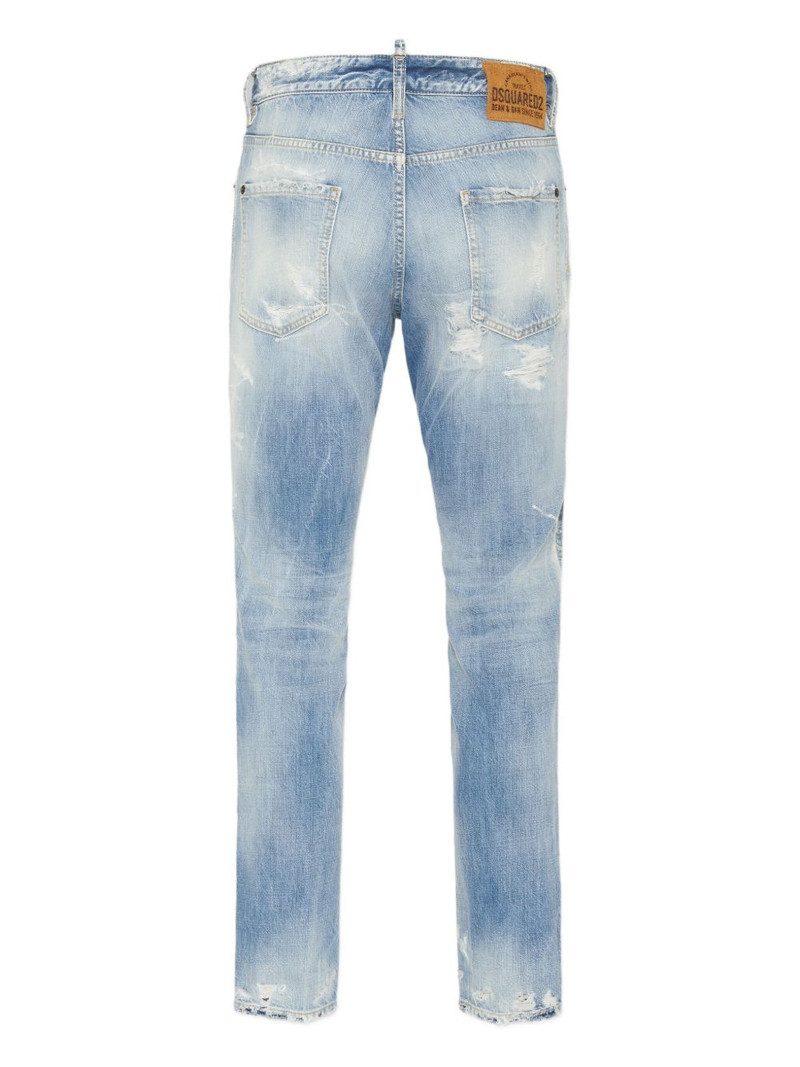 DSQUARED2 ripped washed jeans outlook