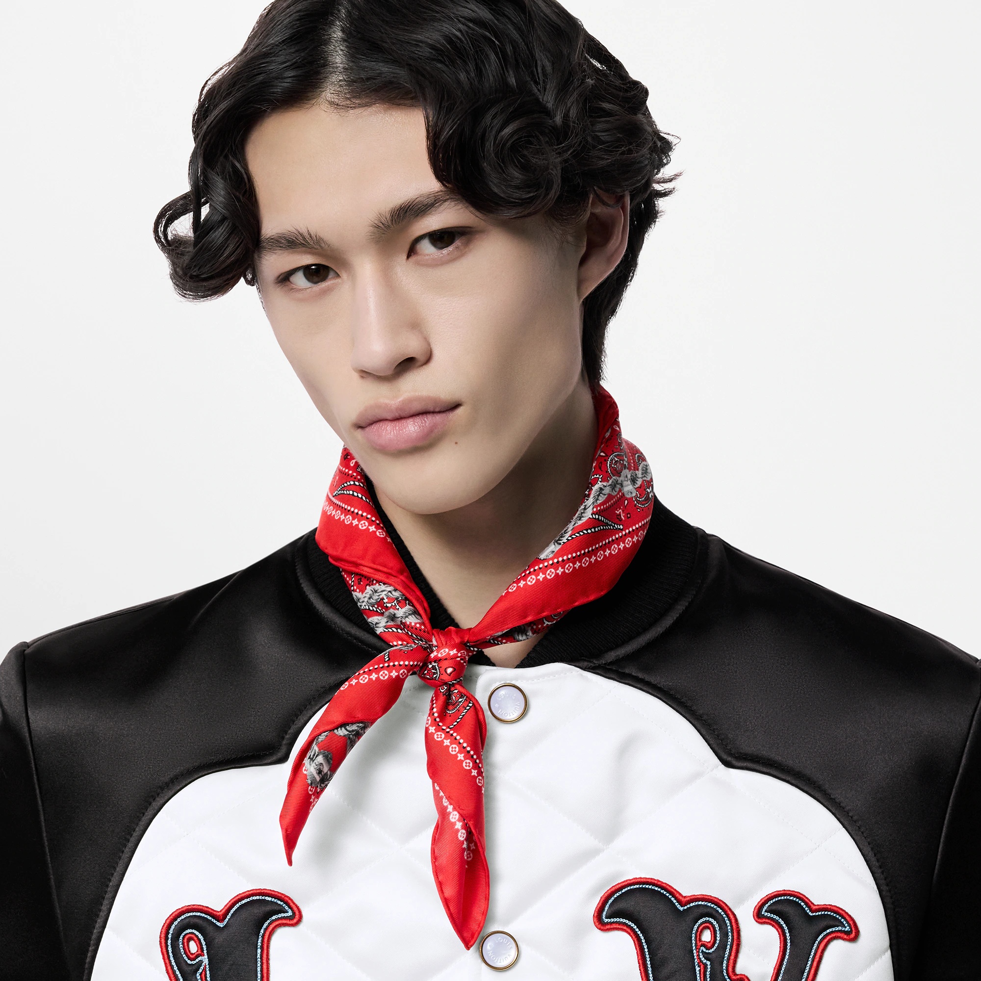 LV Rope Silk Bandana - 4