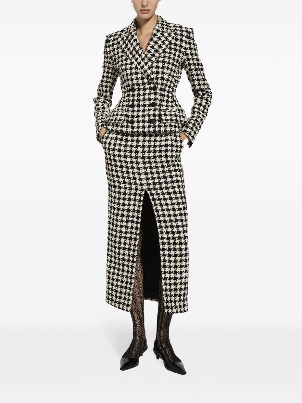 tartan check skirt - 2