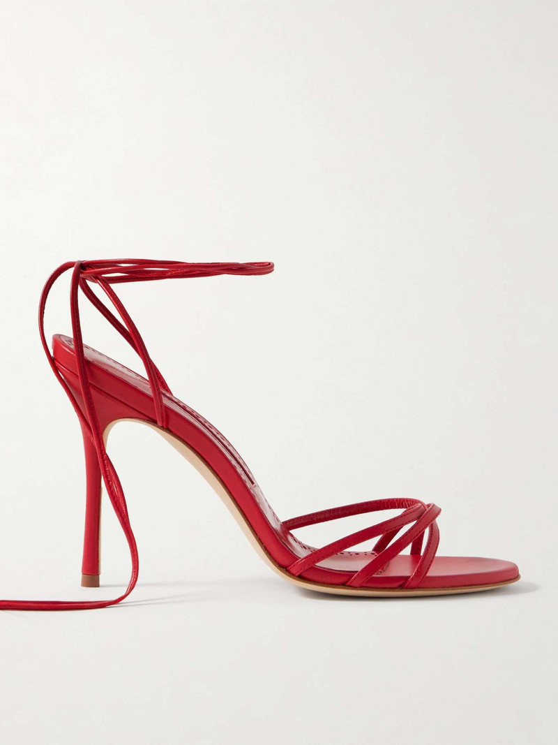 Leva 105 leather sandals Red - 1