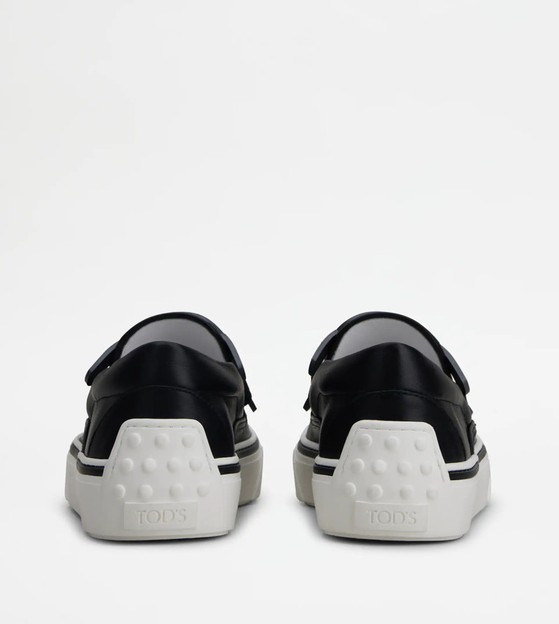 Tod's TOD'S SLIP ON SHOES IN LEATHER - BROWN outlook