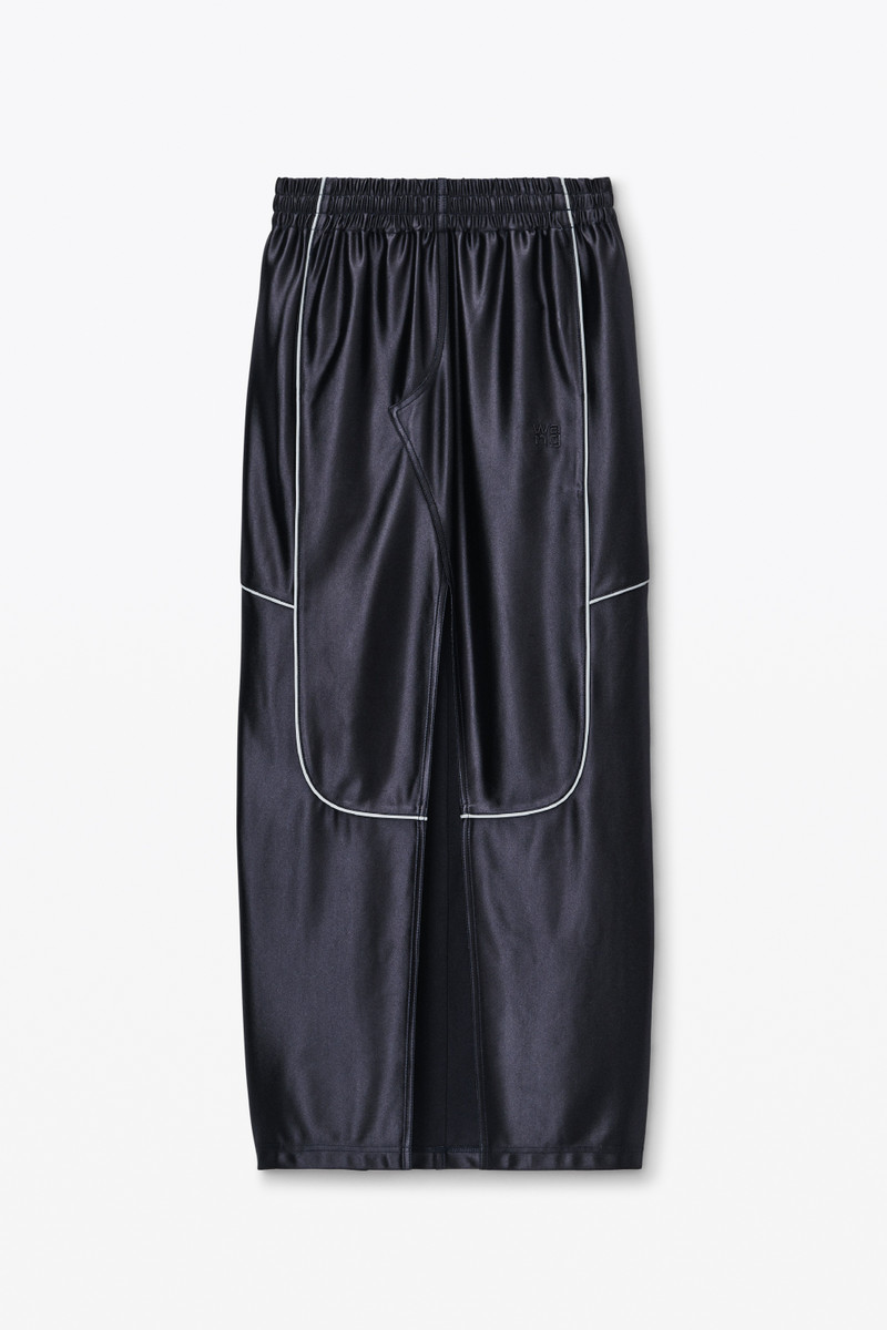 Deconstructed Tube Skirt in Satin Faille Jersey 1