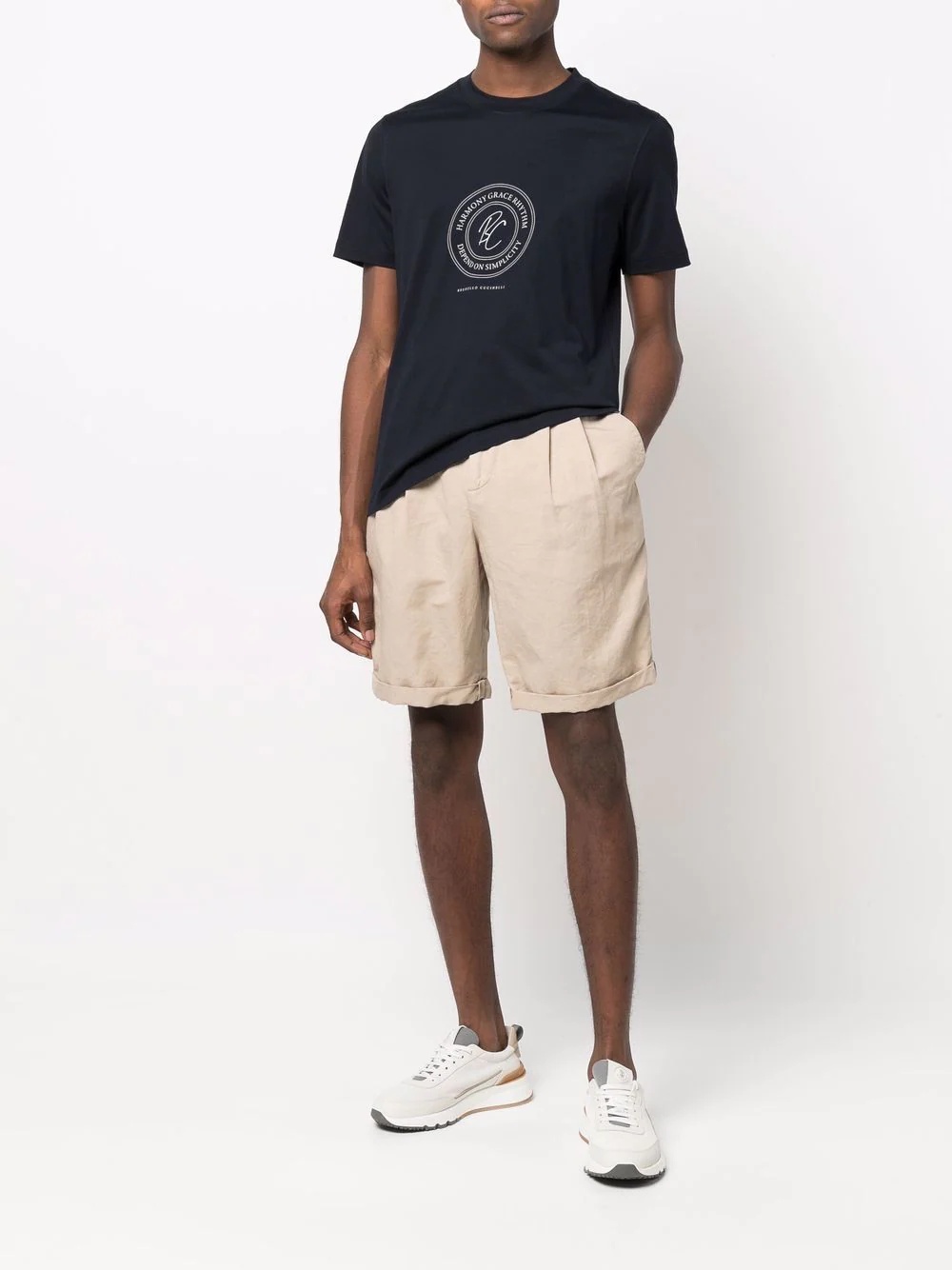 drawstring chino shorts - 2