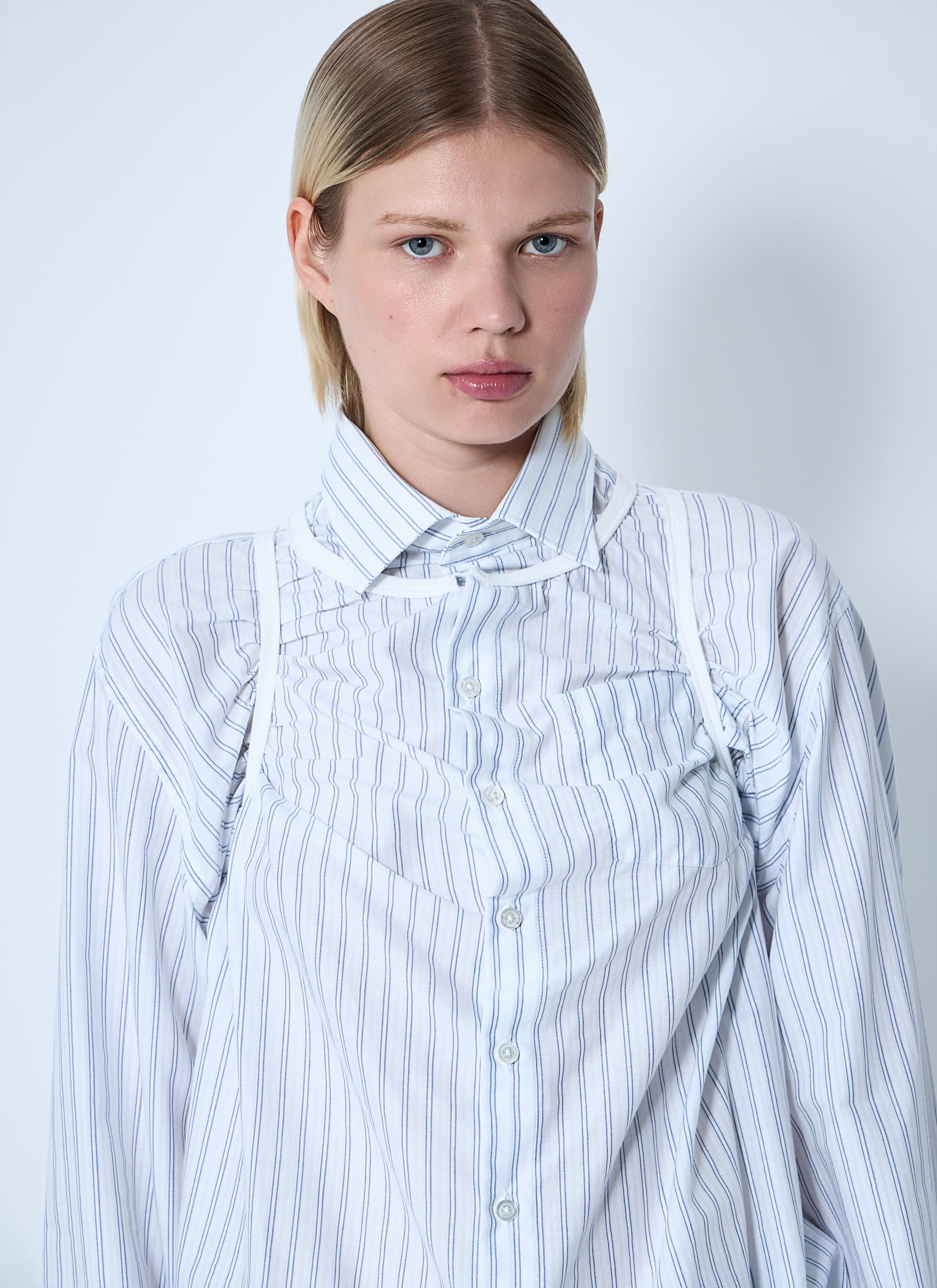 Maison Margiela Women Piping Shirt - 5