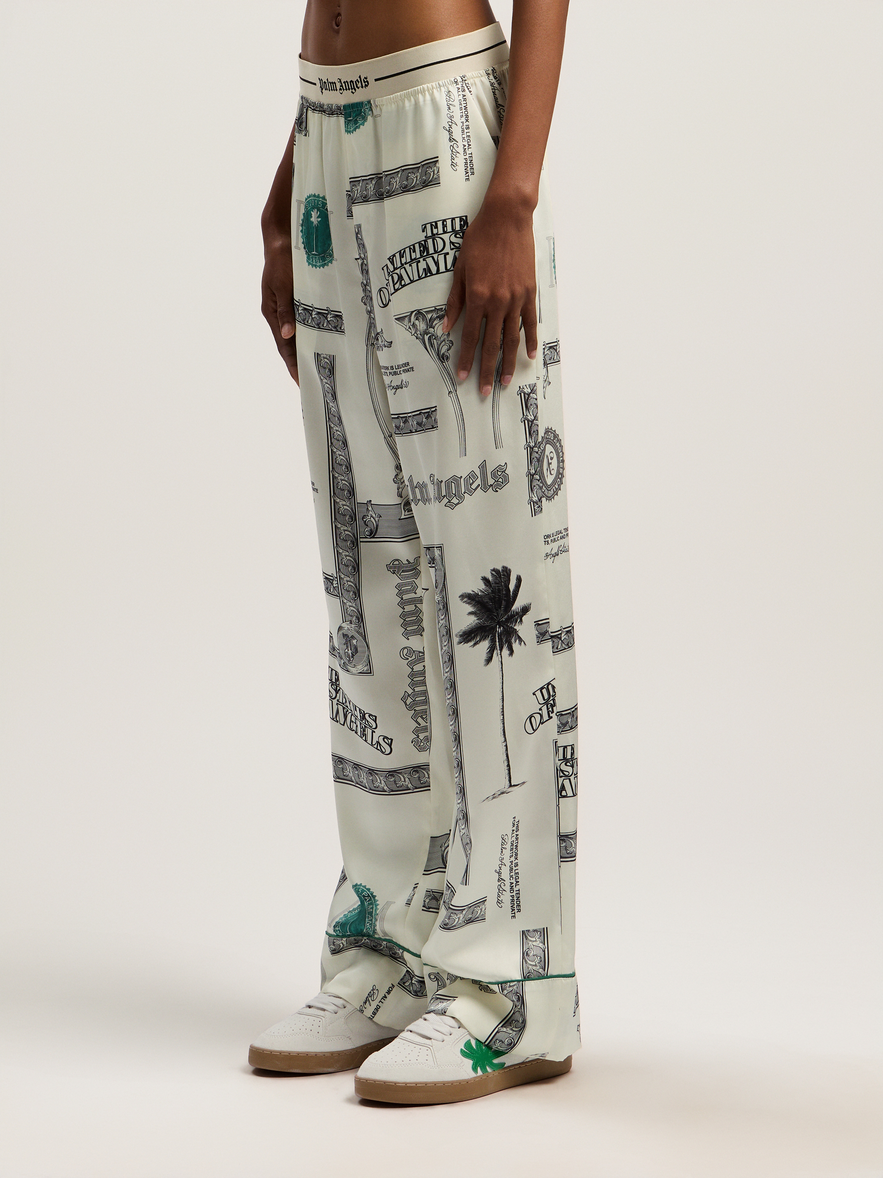 Dollar Print Pajama Pants - 3