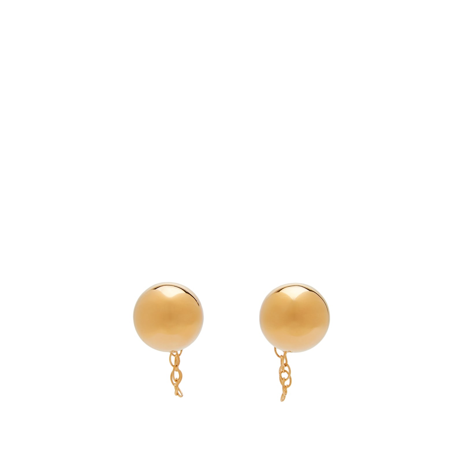 Jil Sander Metal Sphere Earrings - 1