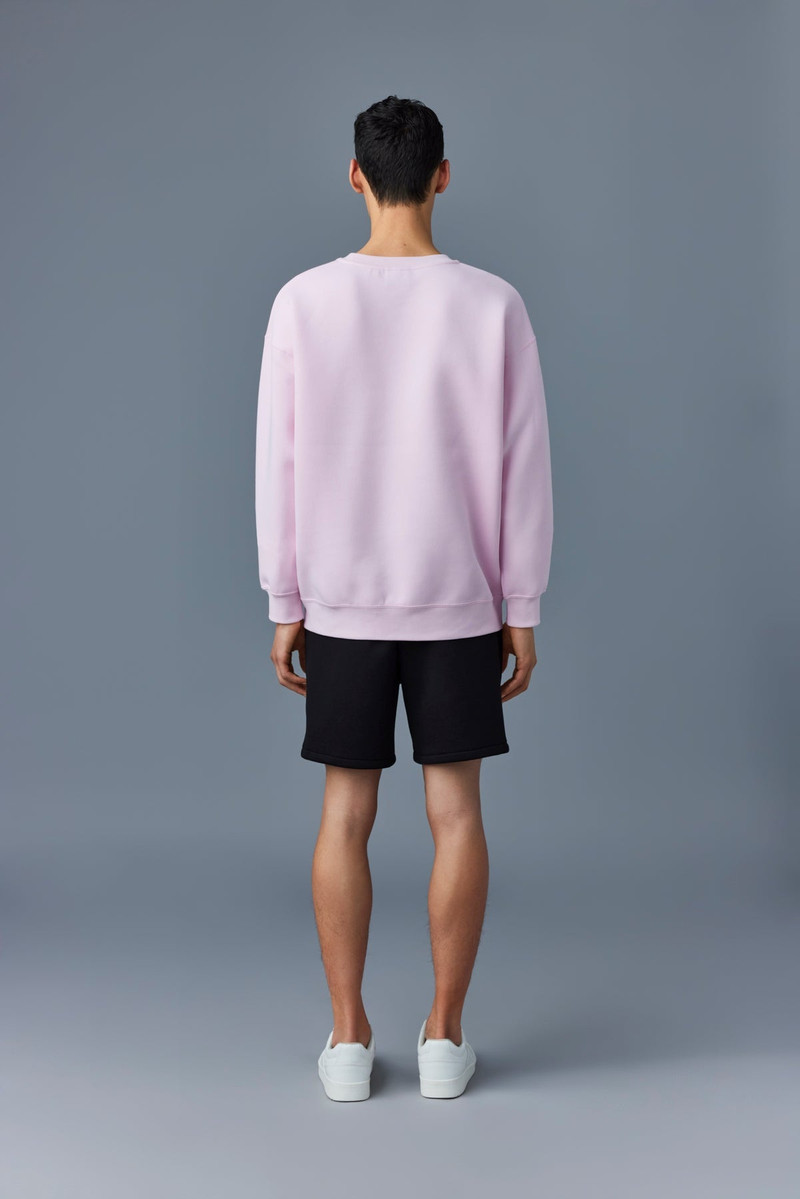 MAX Double face jersey sweatshirt with embroidered woodmark 4