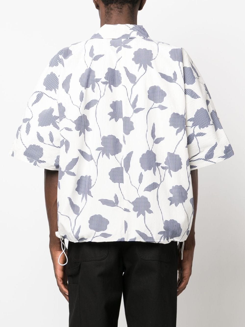 La Chemise Disgreghi rose-print shirt - 4