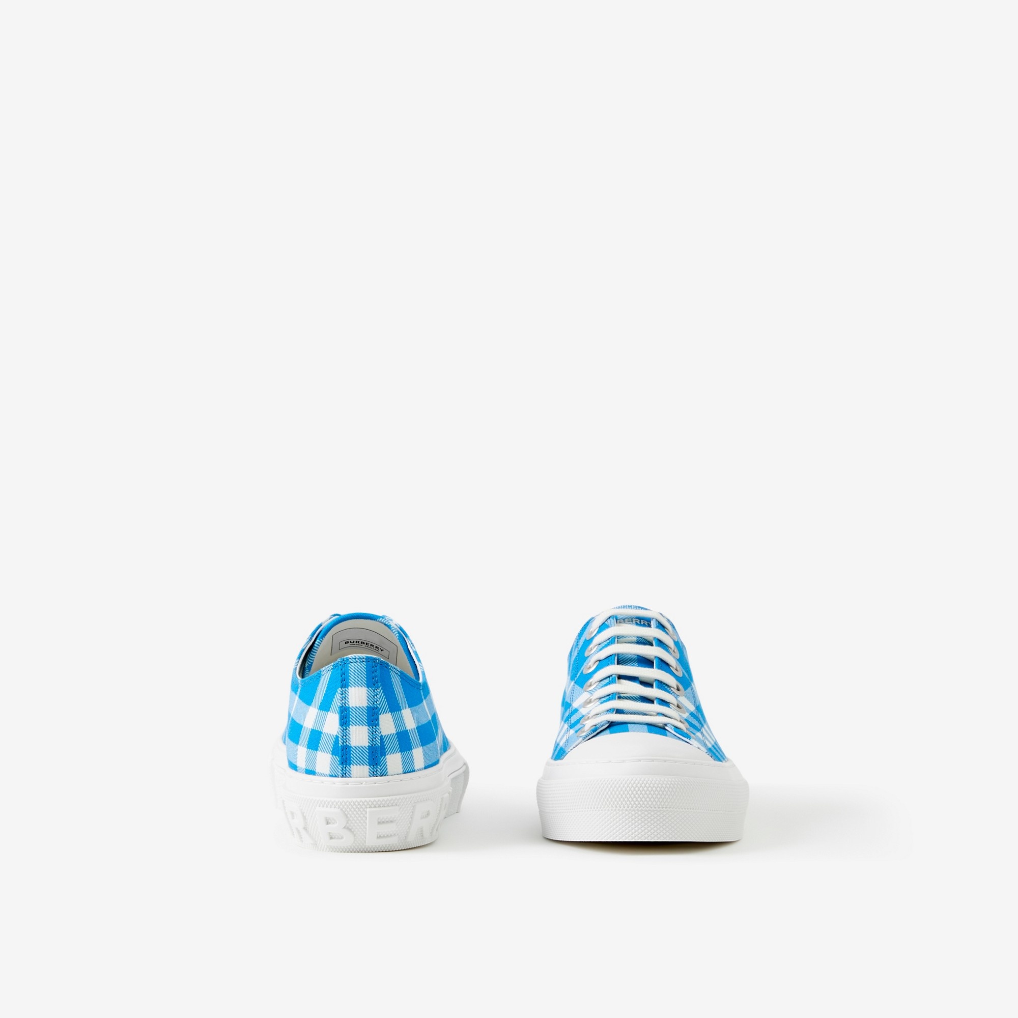 Check Cotton Sneakers - 4