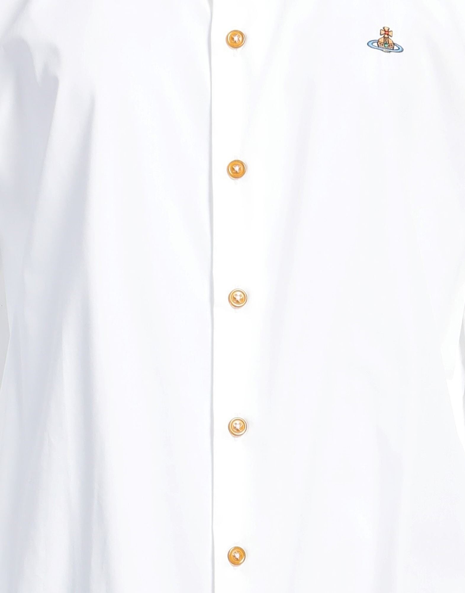 White Women's Solid Color Shirts & Blouses - 4