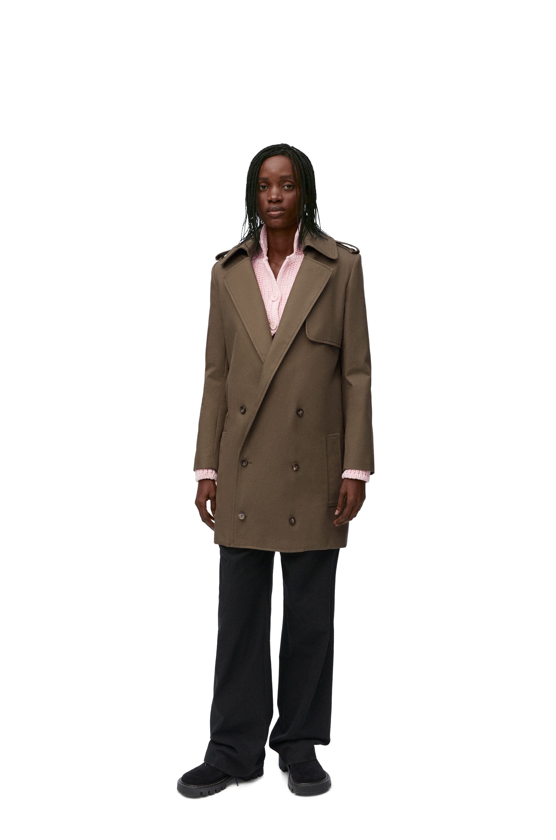 Trench coat in cotton - 3
