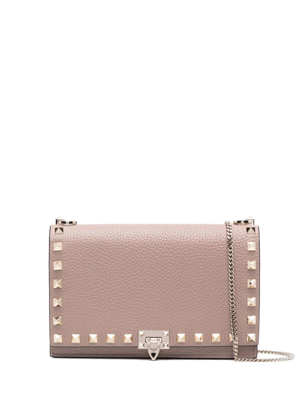 Rockstud leather crossbody bag - 1