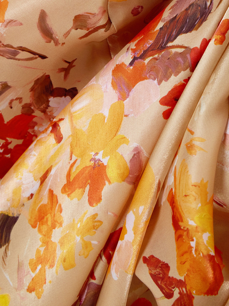 Transept Floral-print Satin Maxi Dress 4