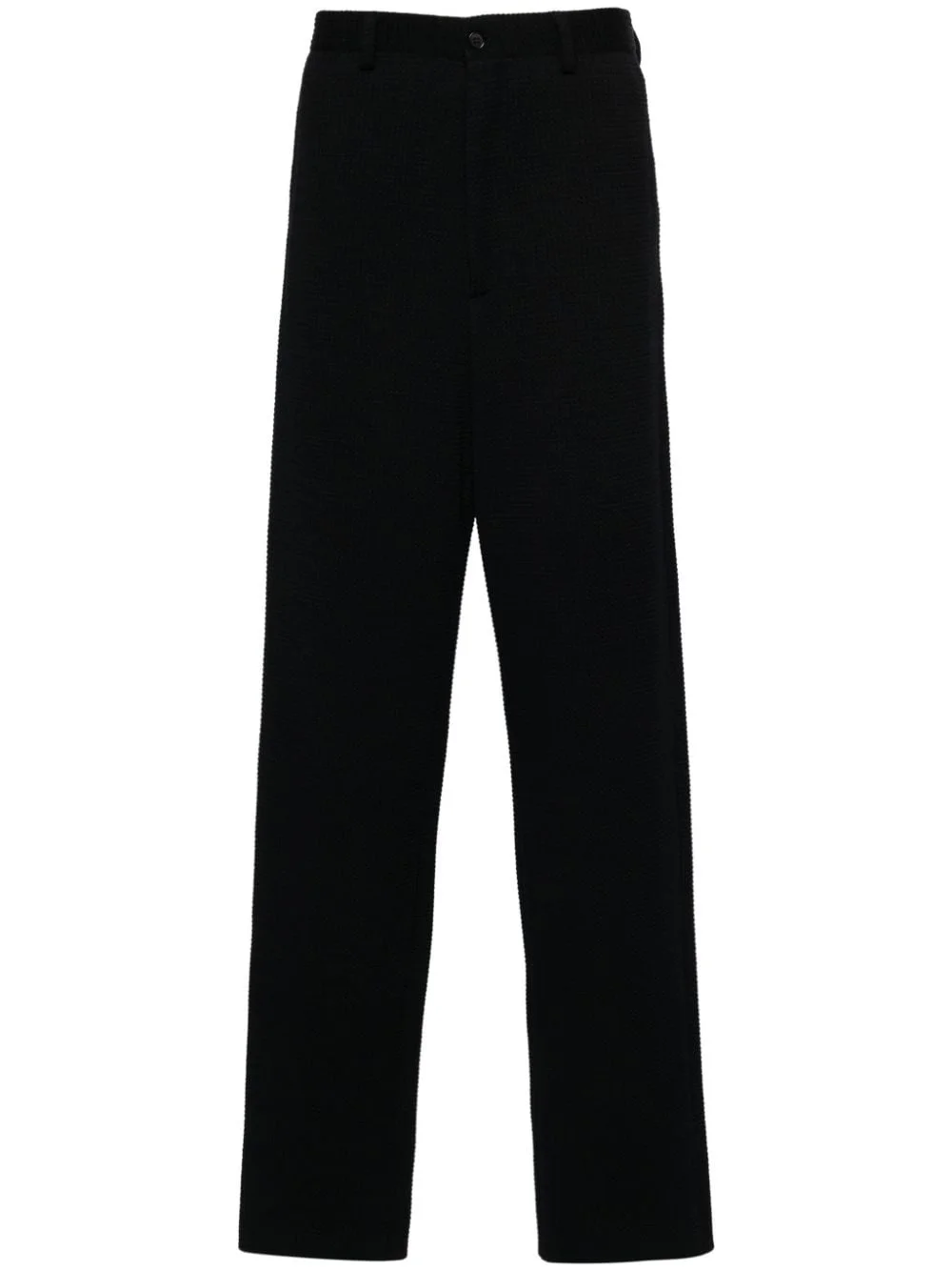 textured tapered trousers - 1