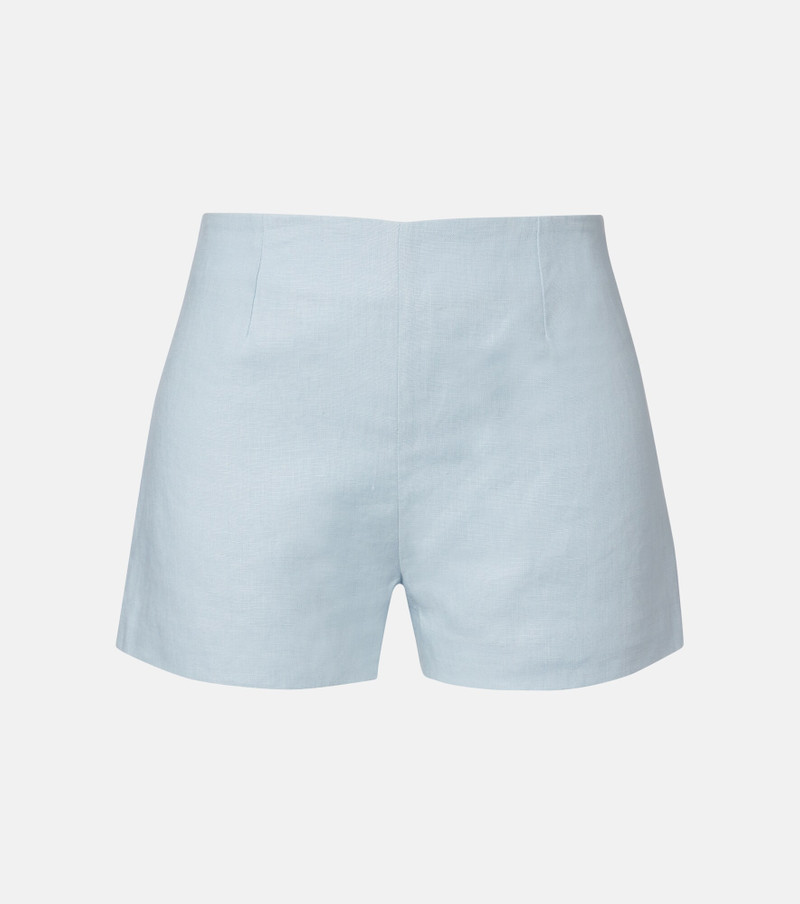Lila linen shorts 1