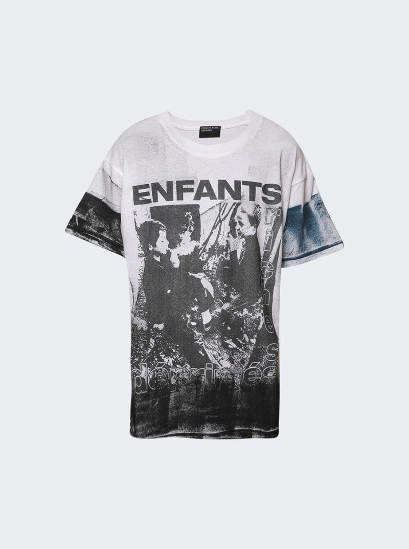 Boys Smoking T-shirt With Paint White 1