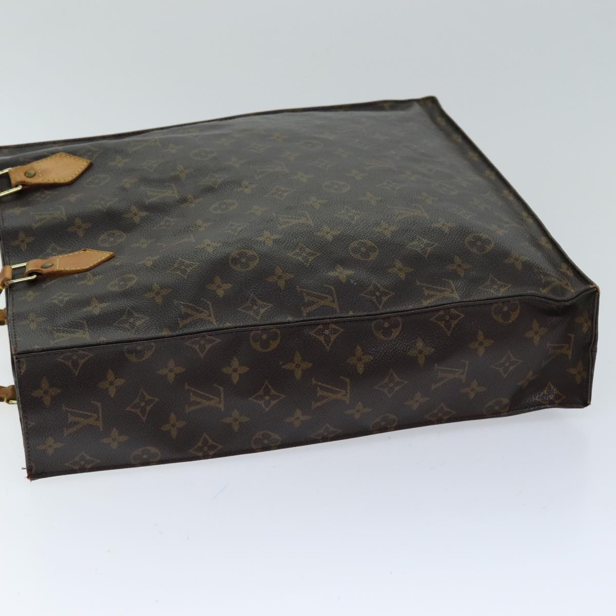 LOUIS VUITTON Monogram Sac Plat Hand Bag M51140 - 4