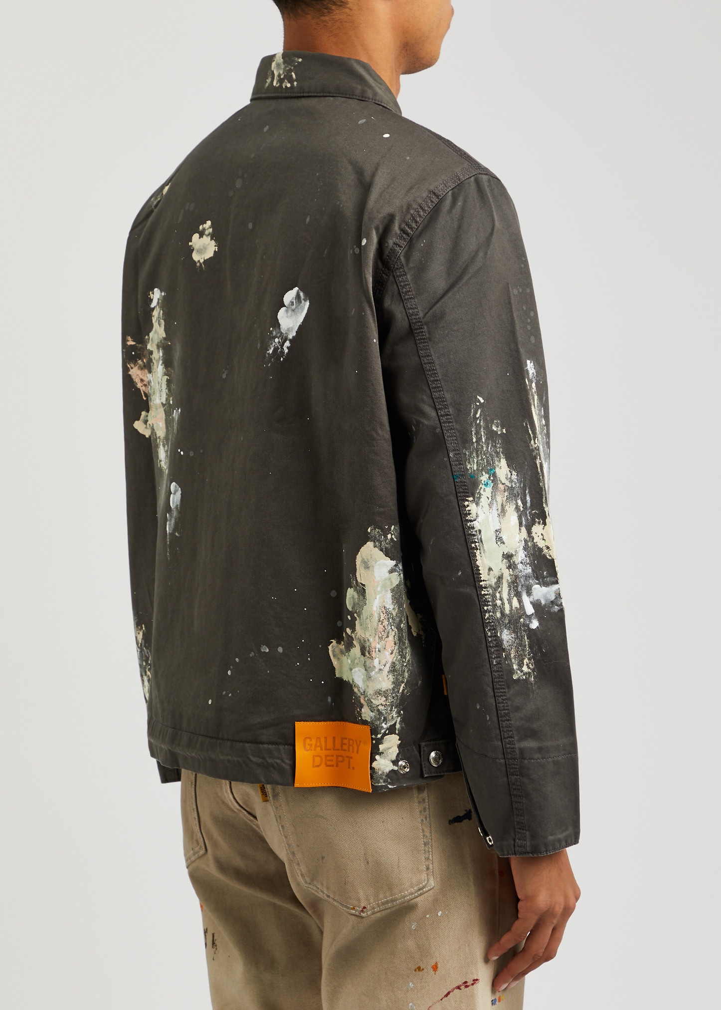 Montecito paint-splattered cotton jacket - 3