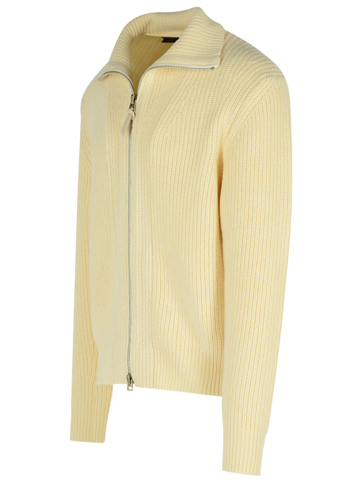 Tom Ford Ivory Wool Blend Sweater Men - 2