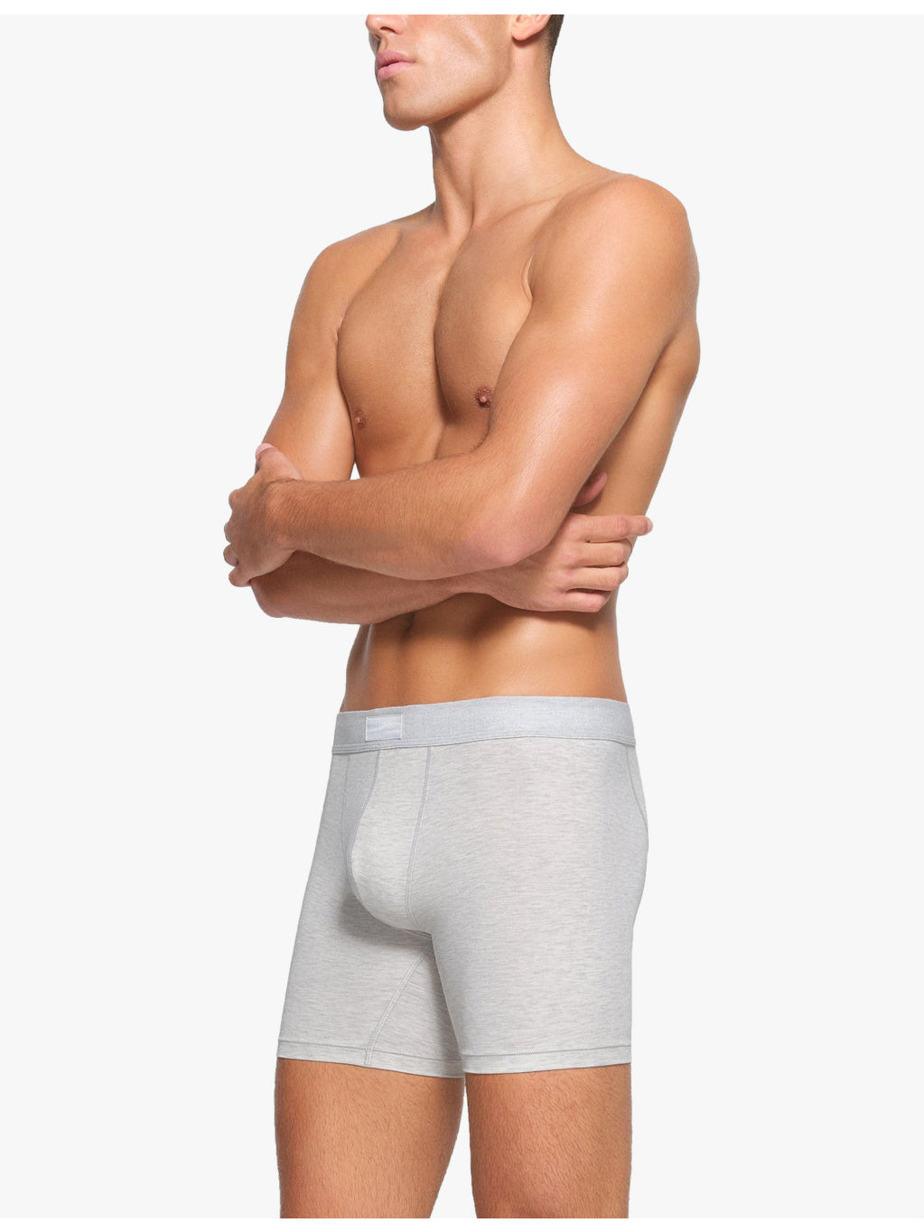 Branded-waistband 5in pack of three stretch-cotton boxer briefs - 3