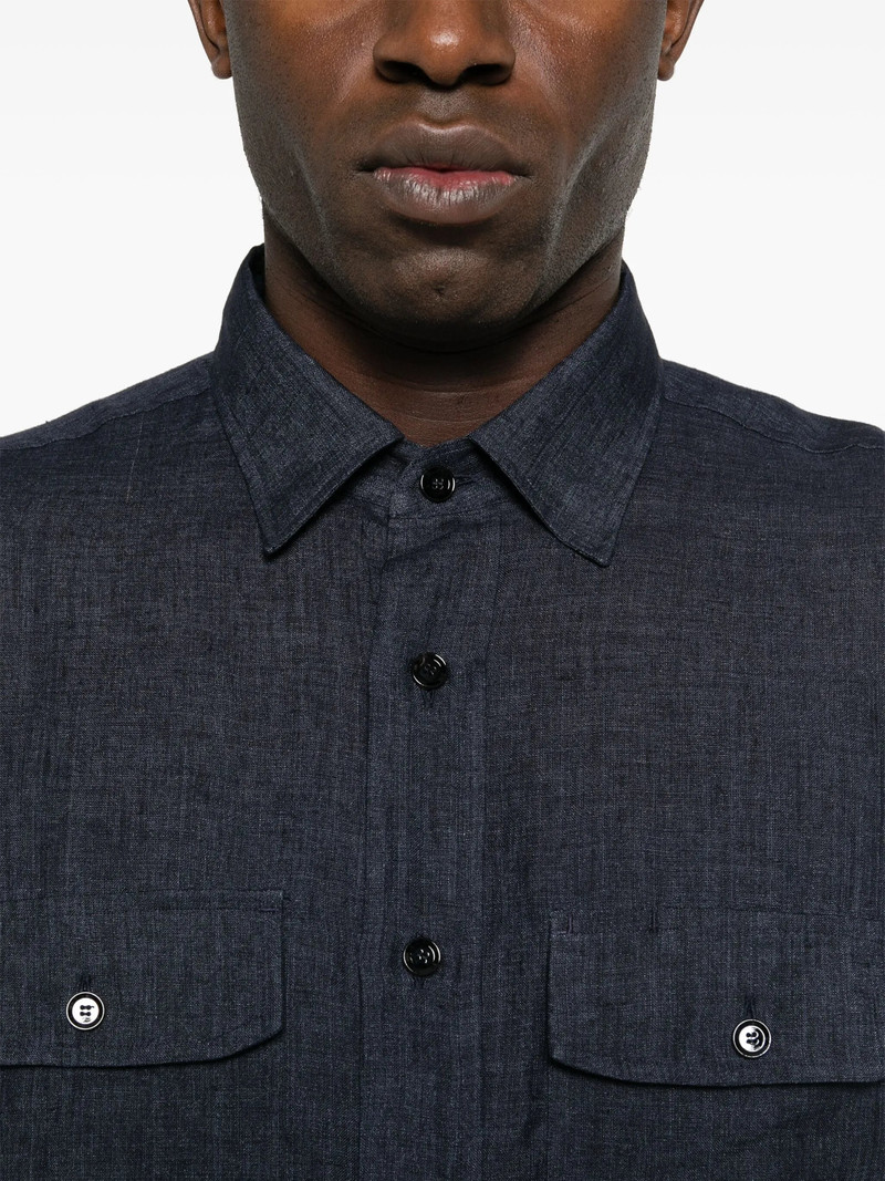 Brioni Brioni Button-up Linen Shirt outlook