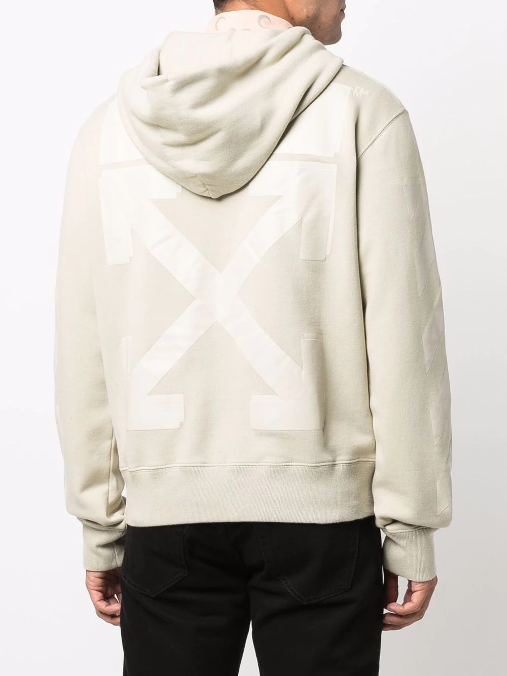 Arrows-print hoodie - 4