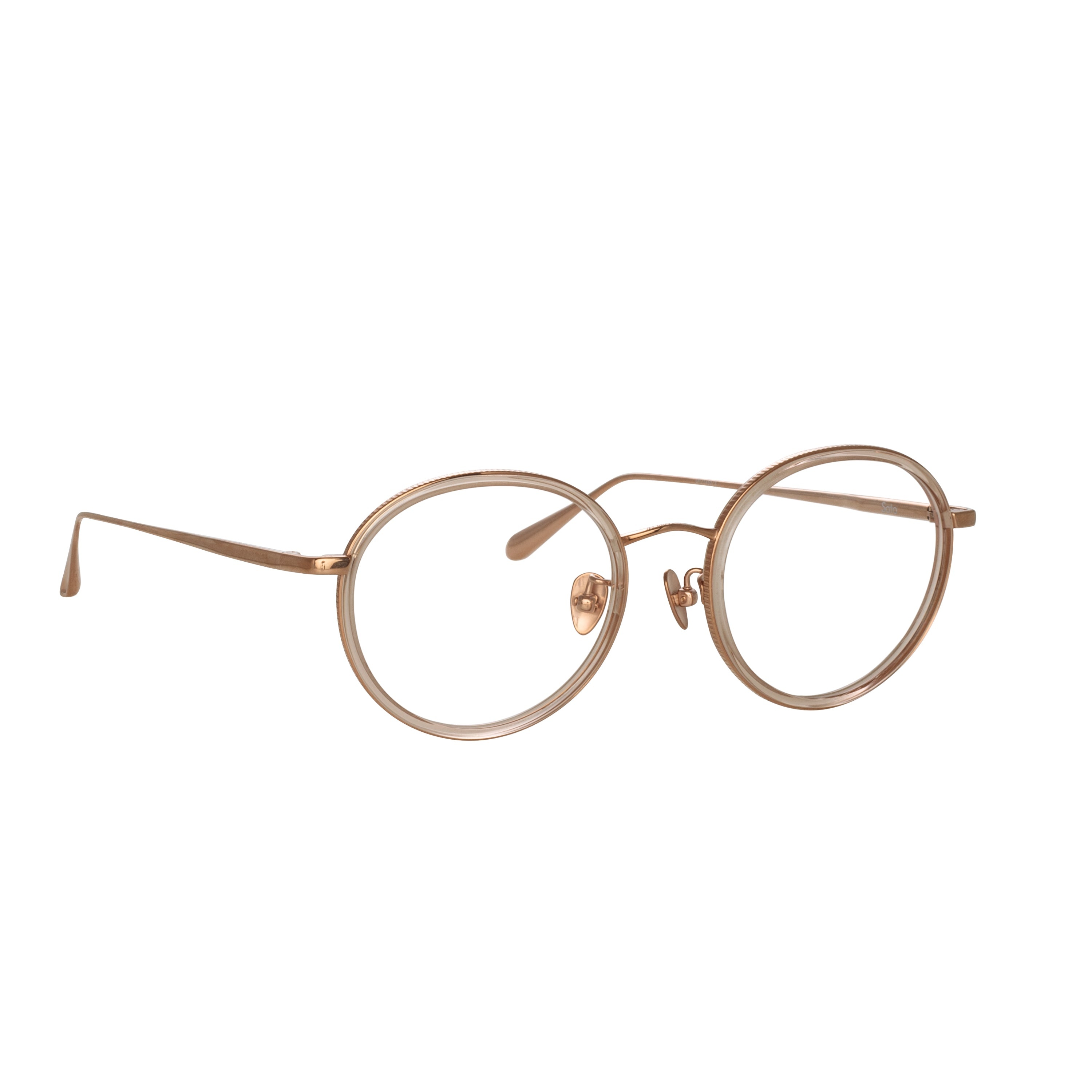 SATO OVAL OPTICAL FRAME IN ROSE GOLD - 2