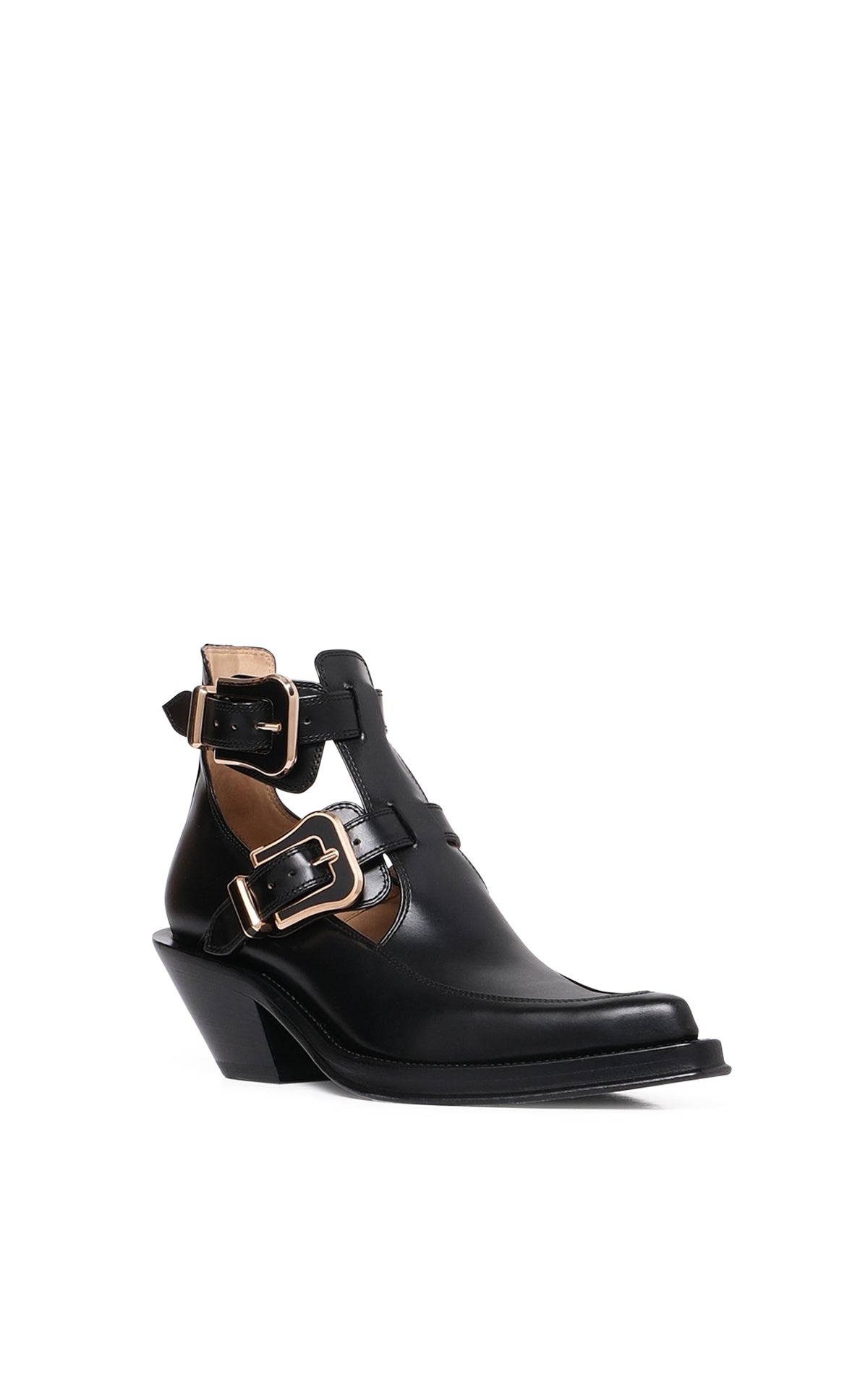 Castro Ankle Boot in Black Leather - 2
