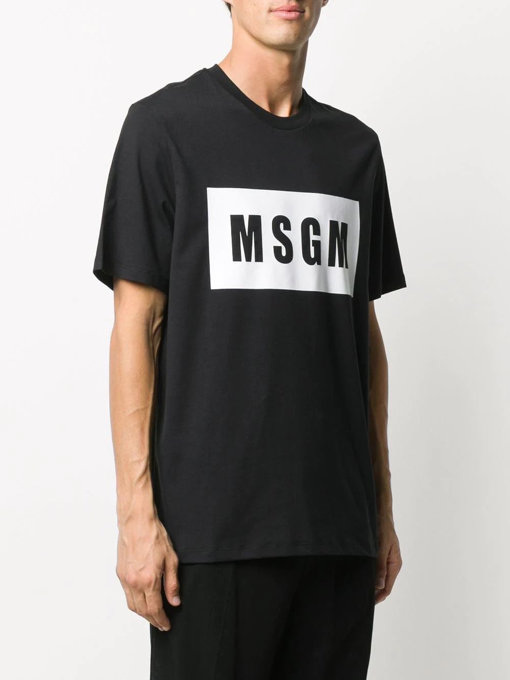 logo-print cotton T-shirt - 3