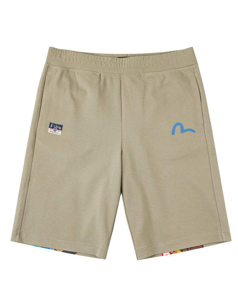 EVISU Japanese Kite Daicock Sweatshorts outlook