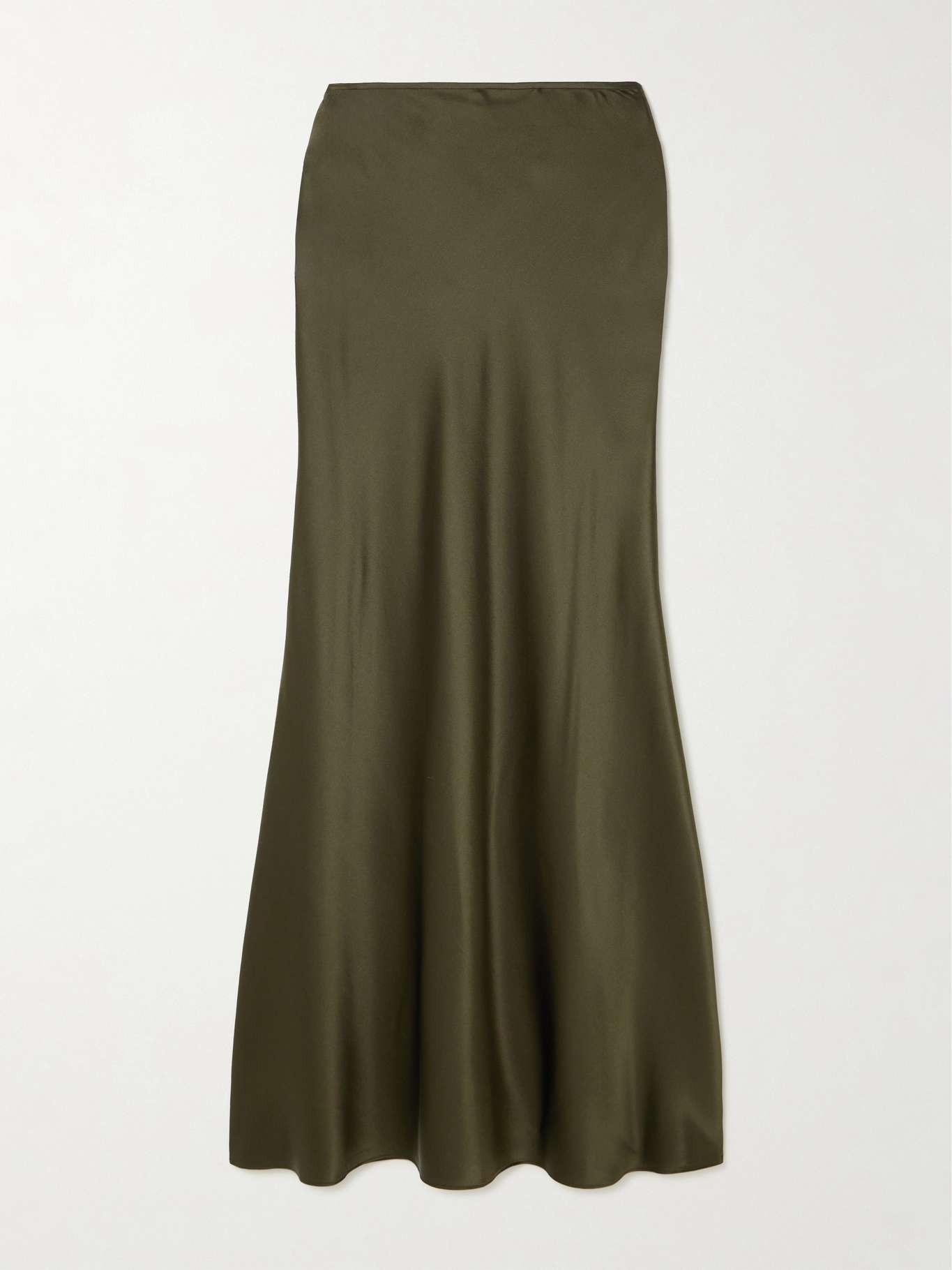 Odin silk-blend satin maxi skirt - 1